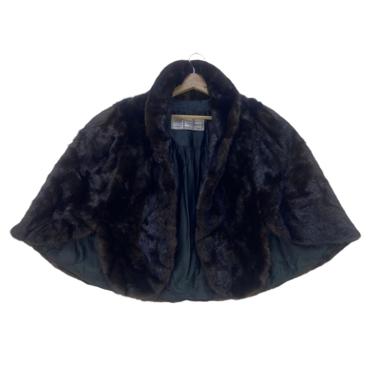 Saga Mink Fur Cape