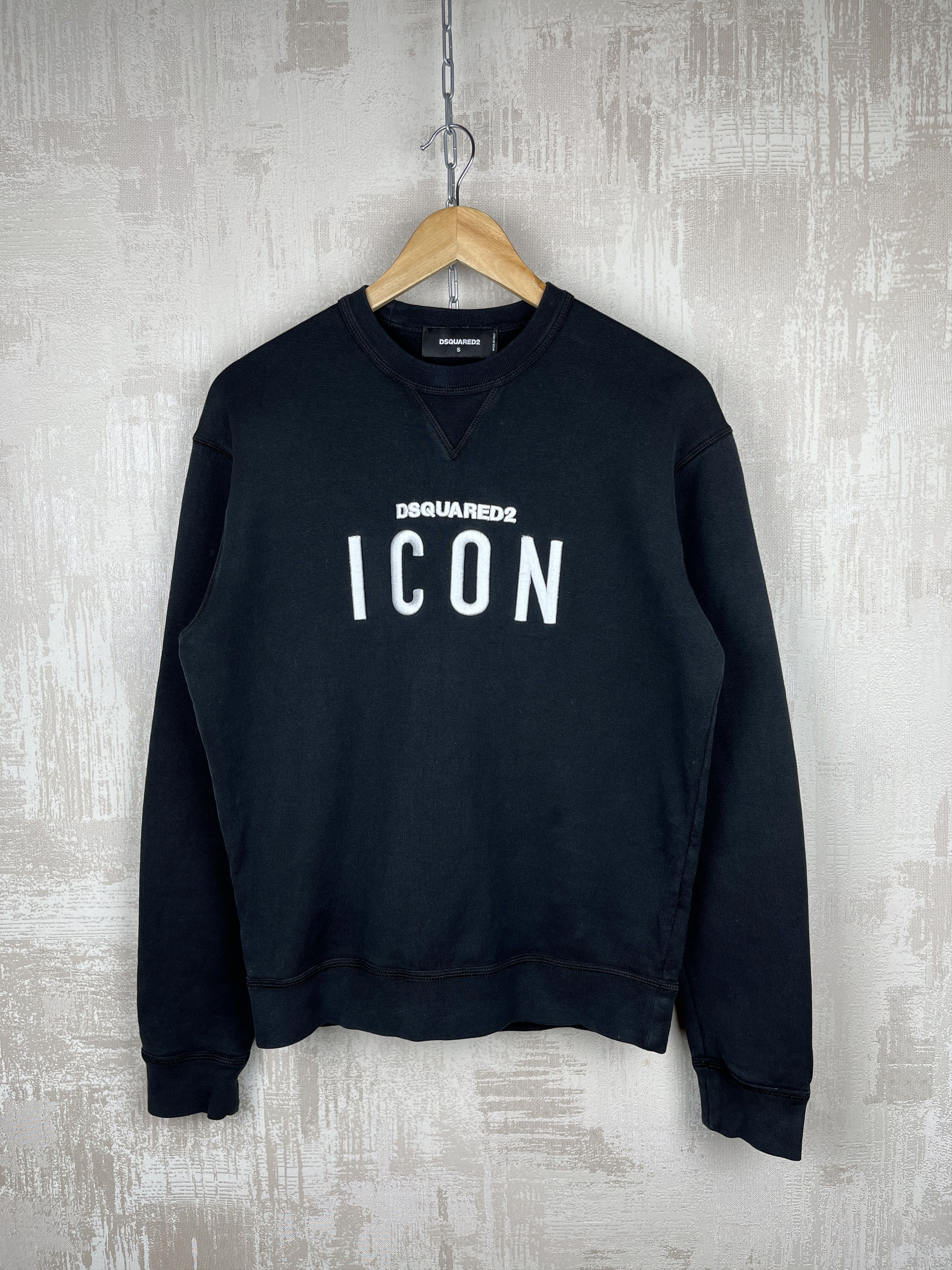 Dsquared2 Dsquared2 ICON Embroidered Logo Crew Neck Sweatshirt Size US S / EU 44-46 / 1 - 1 Thumbnail