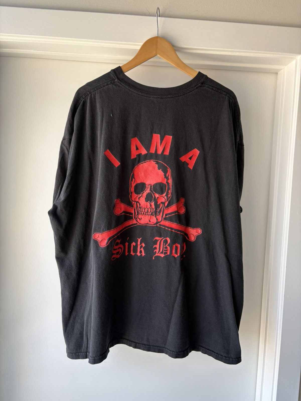 Vintage Vintage Sick Boy Motorcycles Tee Size US XXL / EU 58 / 5 - 1 Thumbnail