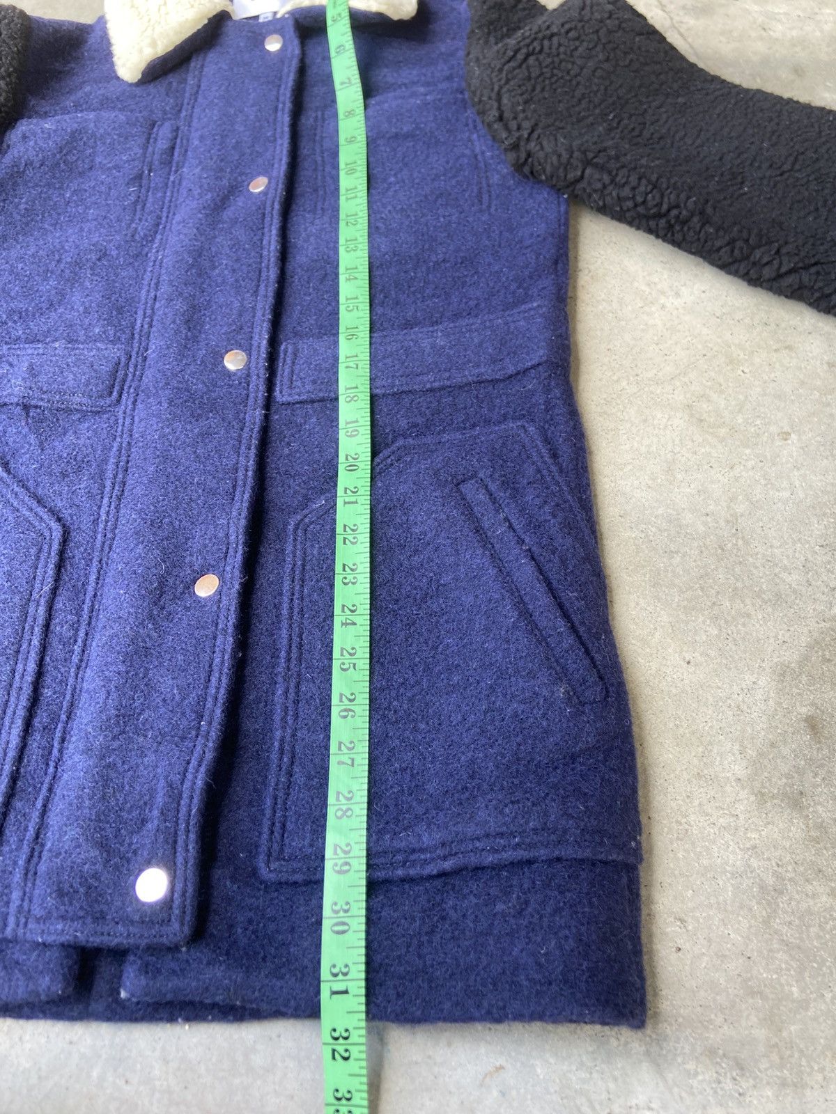Carven Carven Navy Blue and Black Wool Coat Jacket Size XXS / US 00 / IT 34 - 13 Thumbnail
