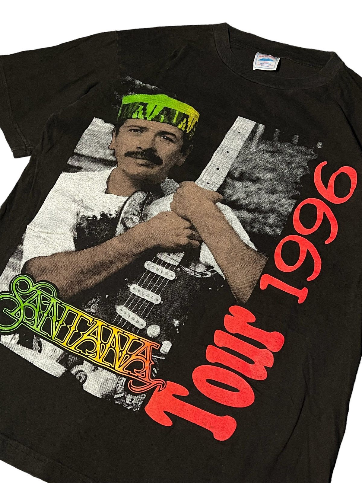 Rap Tees Vintage Santana Rap Tee 1996 Size US L / EU 52-54 / 3 - 3 Thumbnail