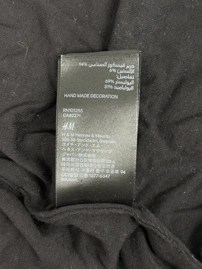 Balmain 2015 Balmain H&M Black Gold-Stud Tank Top Size S / US 4 / IT 40 - 13 Thumbnail