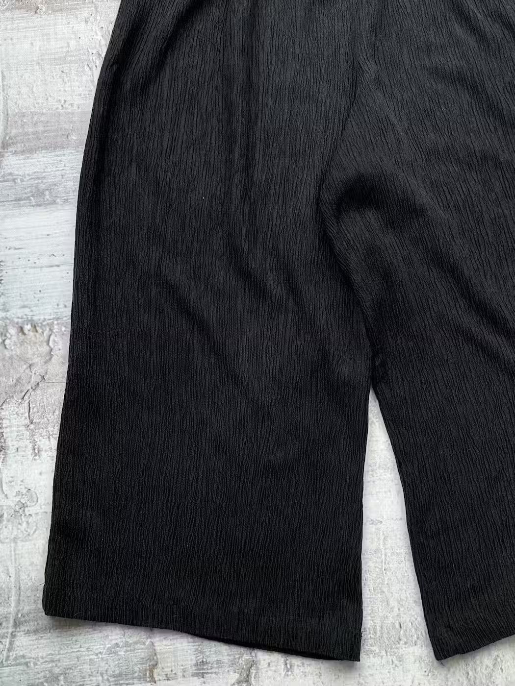Japanese Brand × Vintage FINAL DROP! Vintage Plisse Parachute Pants Yohji Style Size US 38 / EU 54 - 3 Thumbnail