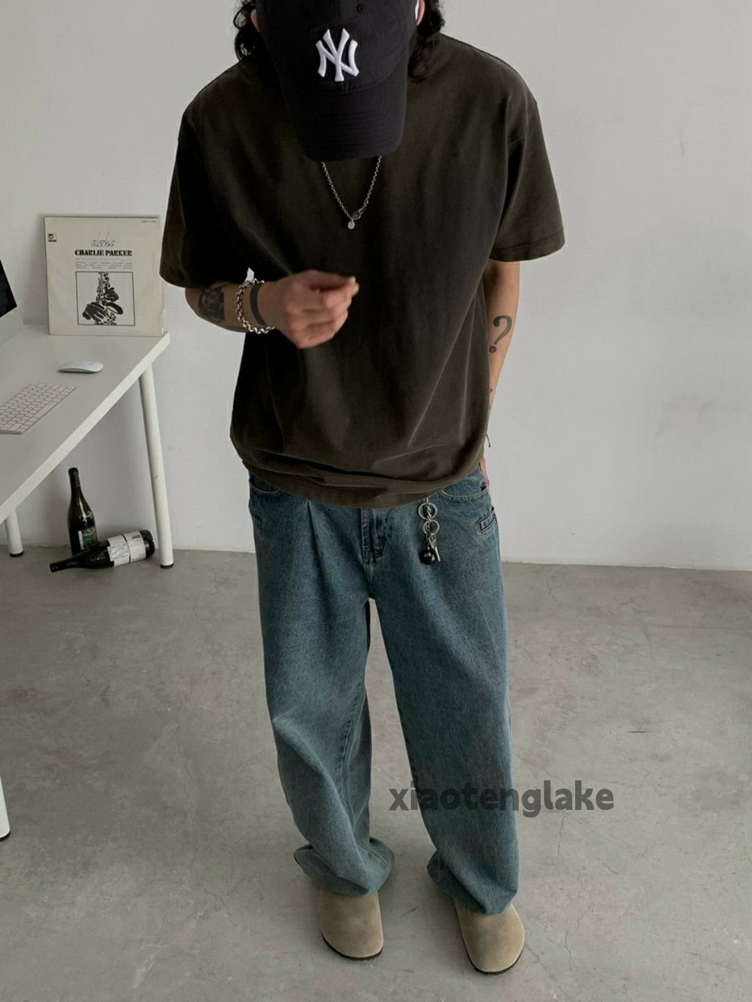 Jean × Vintage washed faded utility workwear loose baggy hiphop jeans Size US 30 / EU 46 - 5 Thumbnail