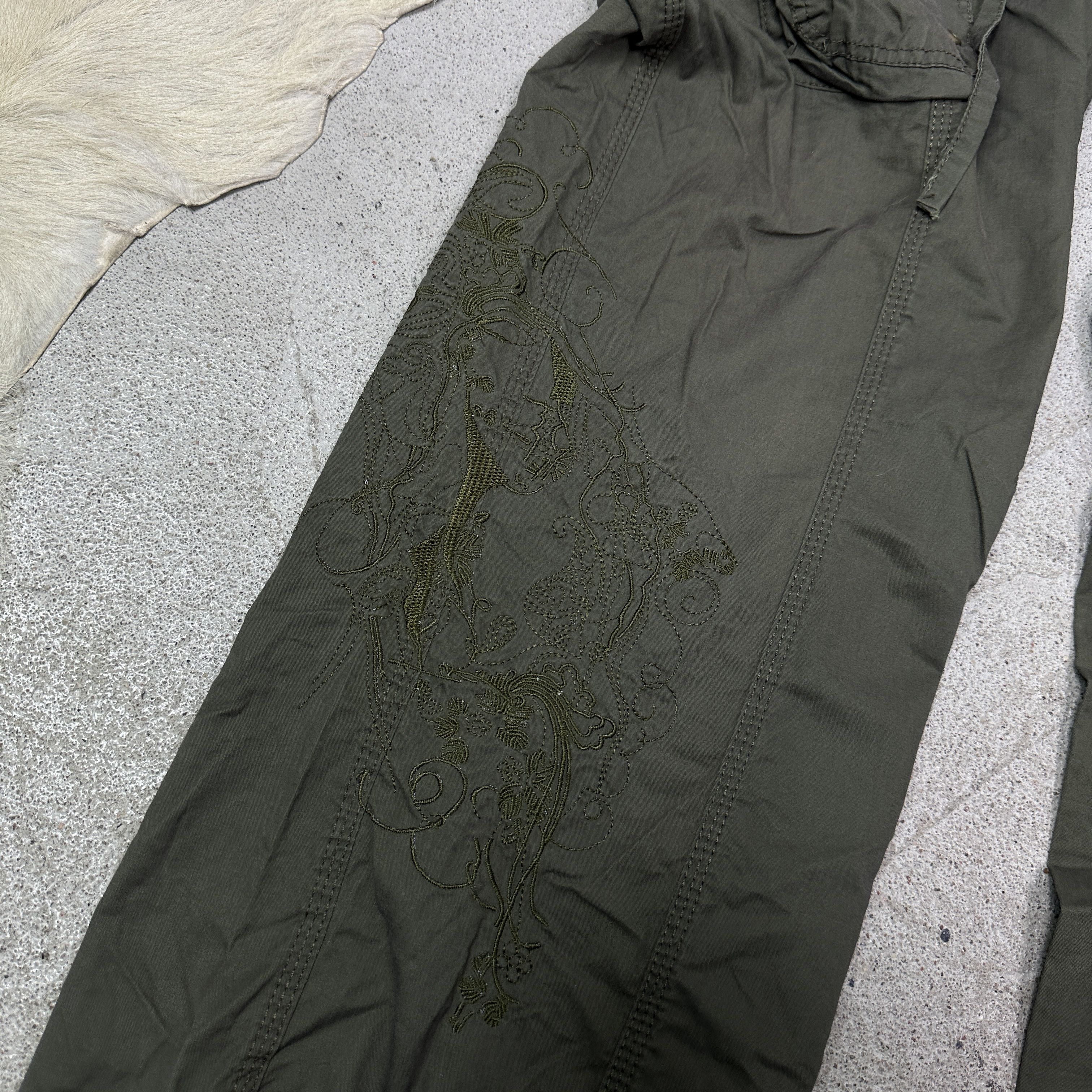 Vintage Vintage Streetwear Cargo Military Styled Pants 00s Size US 31 - 6 Thumbnail