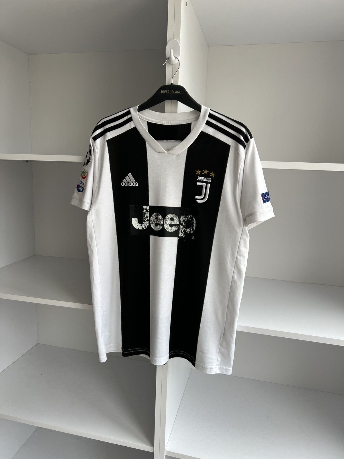 Adidas × Vintage Adidas Juventus Ronaldo 7 2018-19 Home Kit Soccer Jersey Size US XL / EU 56 / 4 - 3 Thumbnail
