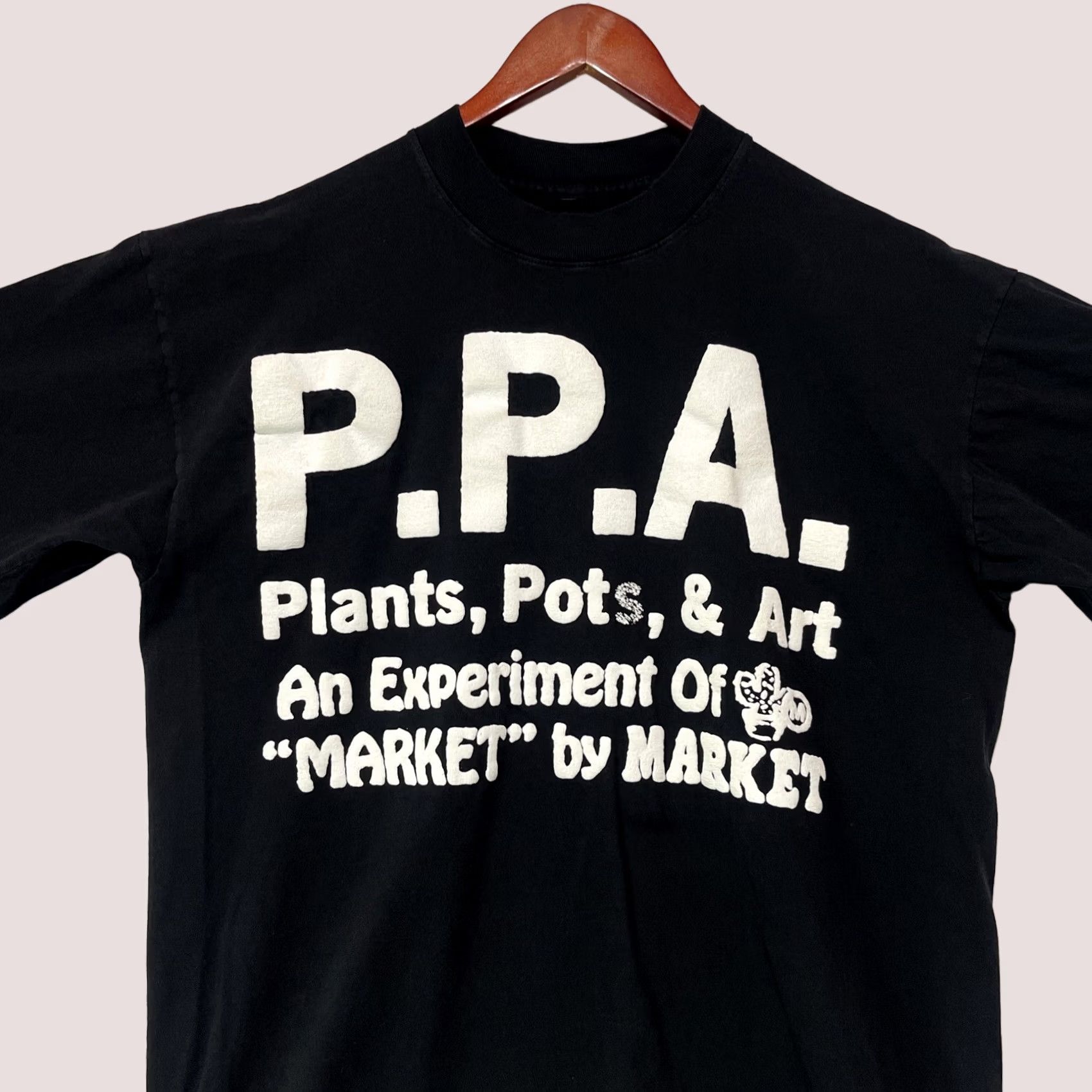 Vintage Chinatown Market Shirt Medium Mens Black Tee Streetwear Plant Art Graphic Print Adult Regular Cotton Logo Man Wool? Size US M / EU 48-50 / 2 - 1 Thumbnail