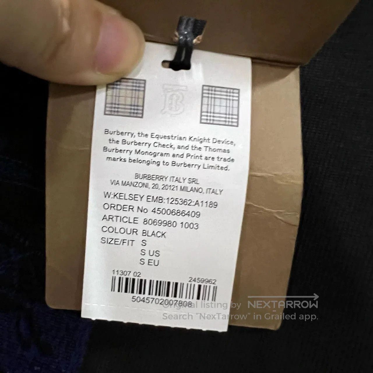 Burberry burberry black logo embroidered short sleeve shirt. Size US S / EU 44-46 / 1 - 3 Thumbnail
