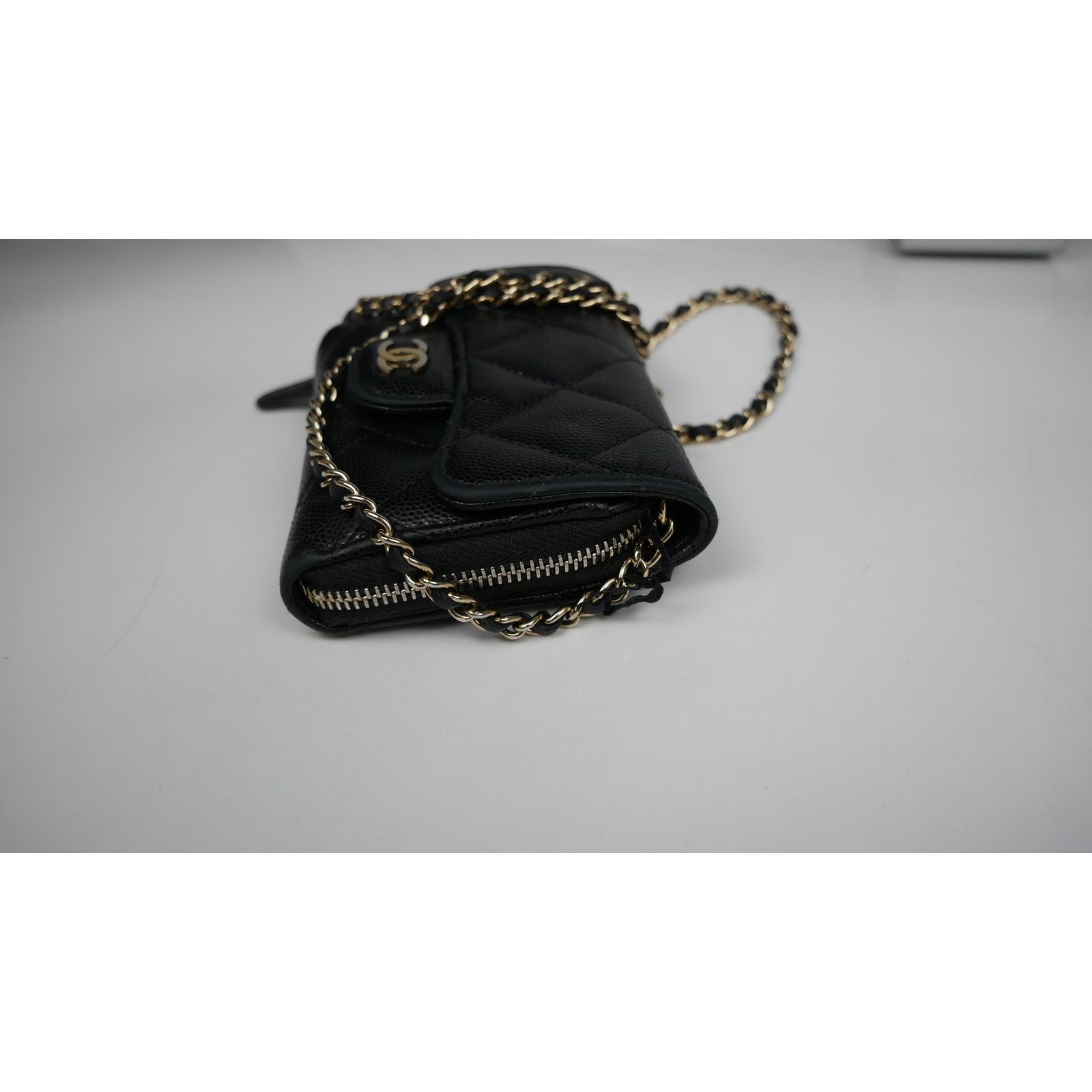 Chanel Chanel Black Caviar Leather Micro Bag Size ONE SIZE - 6 Thumbnail
