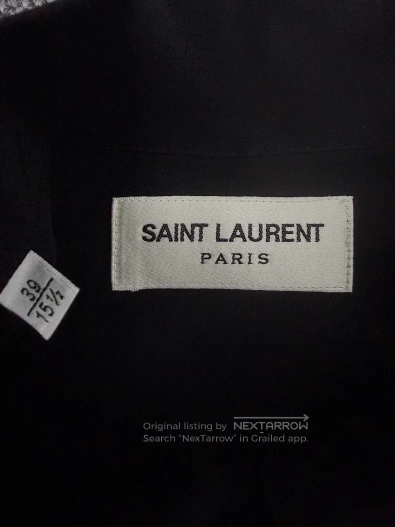 Saint Laurent Paris Saint Laurent Paris Size 39 Black Mulberry Silk Black Samu Size US S / EU 44-46 / 1 - 4 Thumbnail