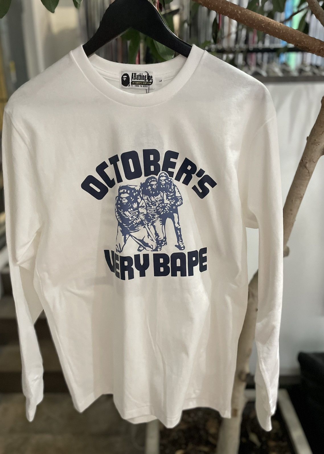 Bape OVO x BAPE Generals Long-Sleeve Tee Size US L / EU 52-54 / 3 - 1 Thumbnail