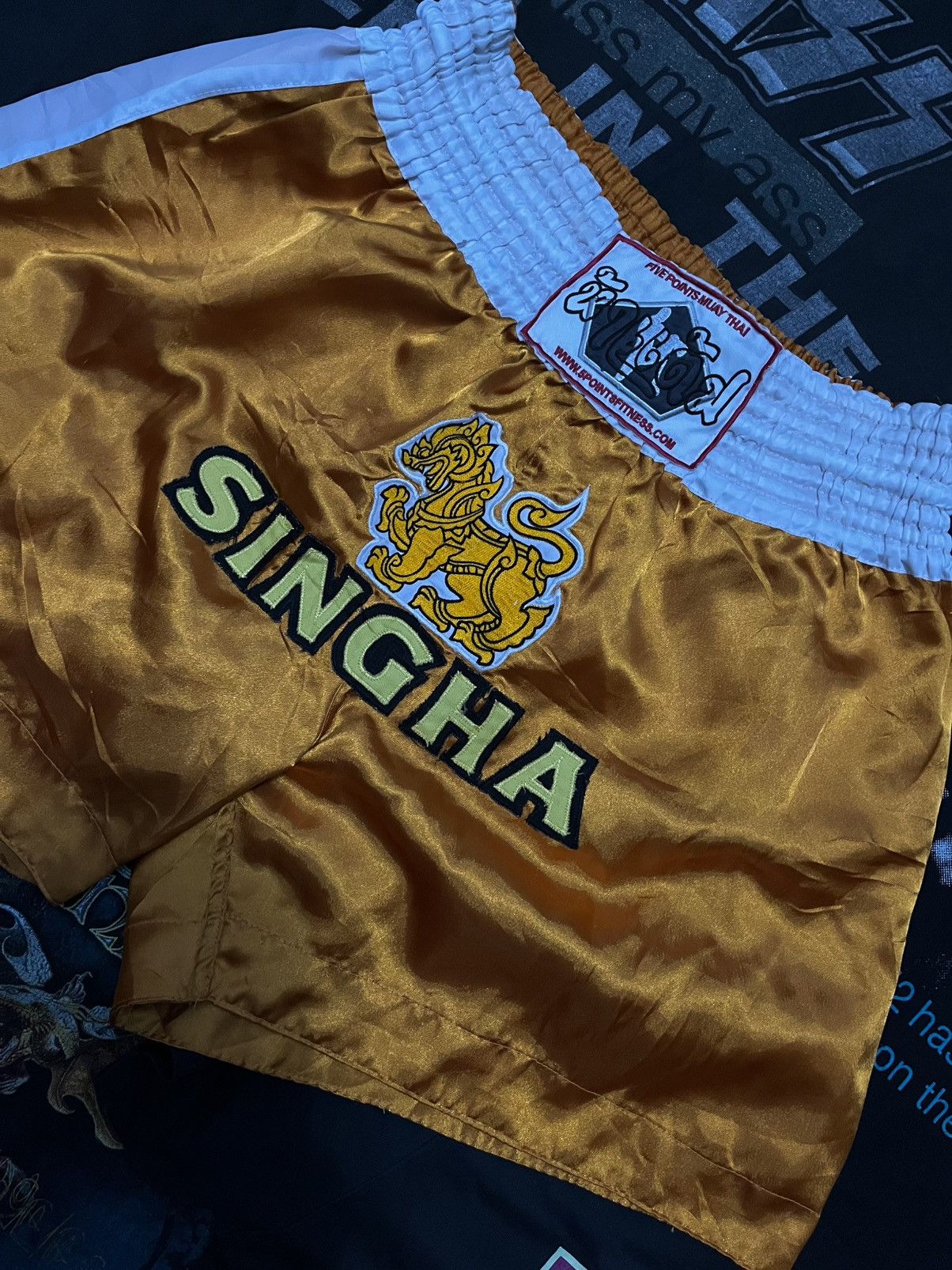 Vintage Muay Thai Singha Shorts Size US 32 / EU 48 - 2 Thumbnail