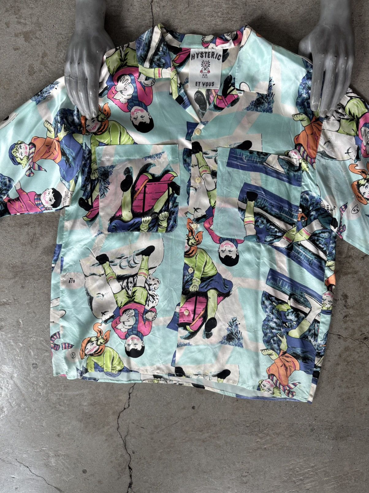 Hysteric Glamour ARCHIVE 80’S HYSTERIC GLAMOUR ET VOUS AOP RAYON SHIRT Size US L / EU 52-54 / 3 - 1 Thumbnail