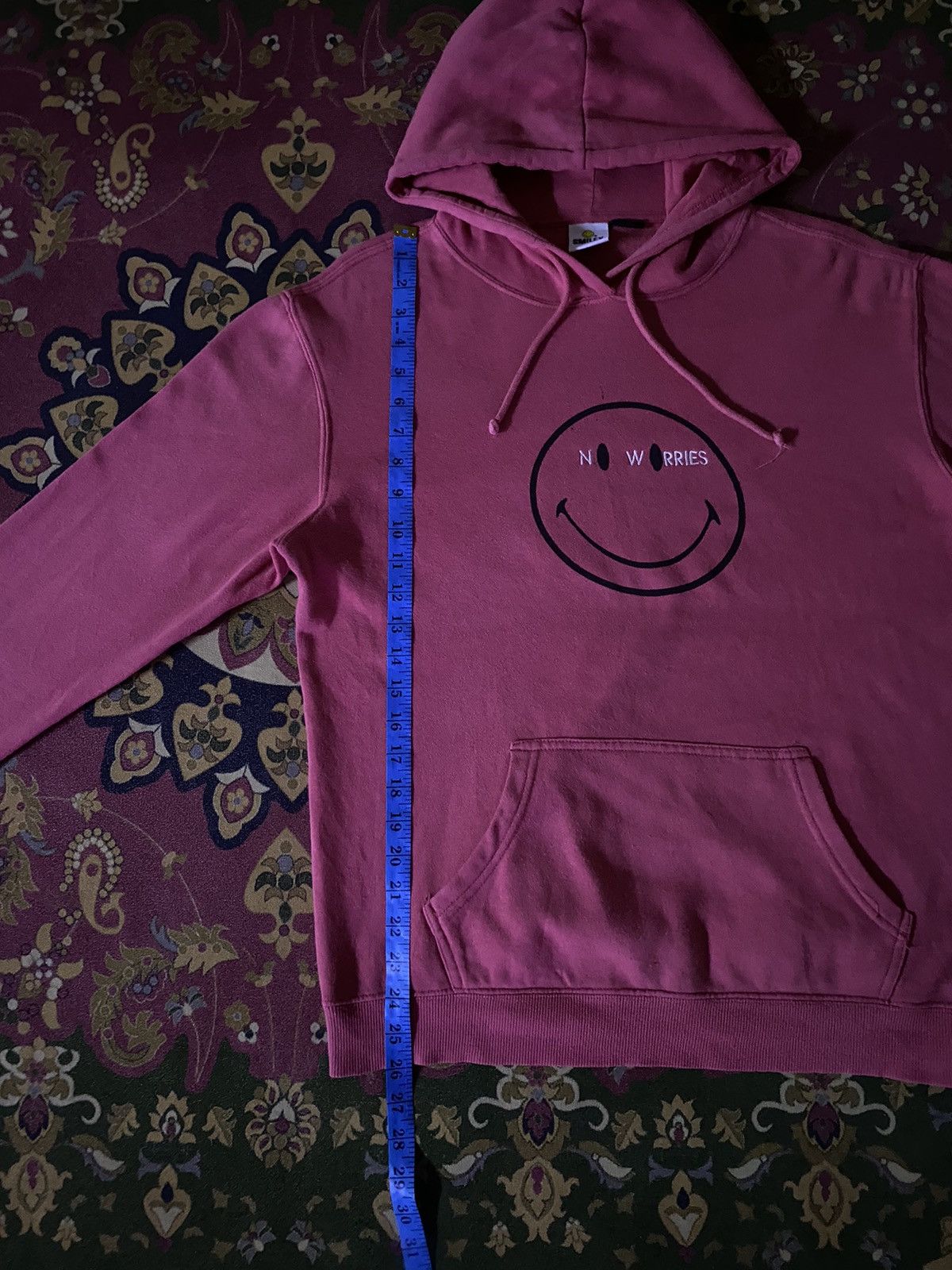 Japanese Brand × Vintage Japanese Brand SMILEY No Worries Hoodie Size US M / EU 48-50 / 2 - 17 Thumbnail