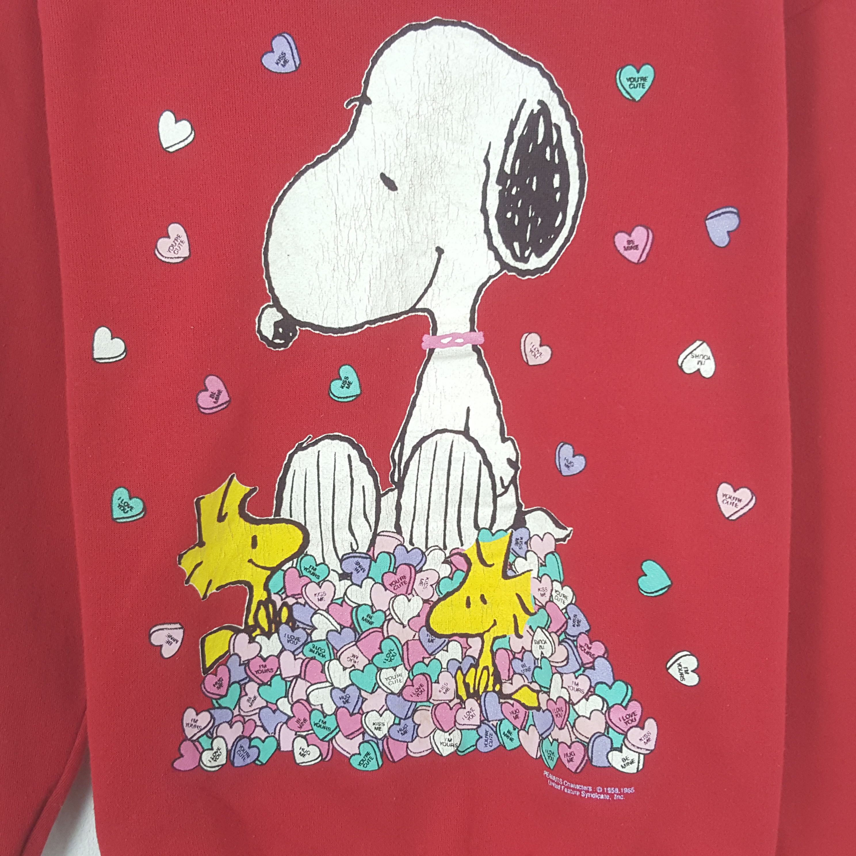 Cartoon Network Vintage Peanuts Snoopy & Woodstock Hugging Sweatshirt Size US S / EU 44-46 / 1 - 2 Thumbnail