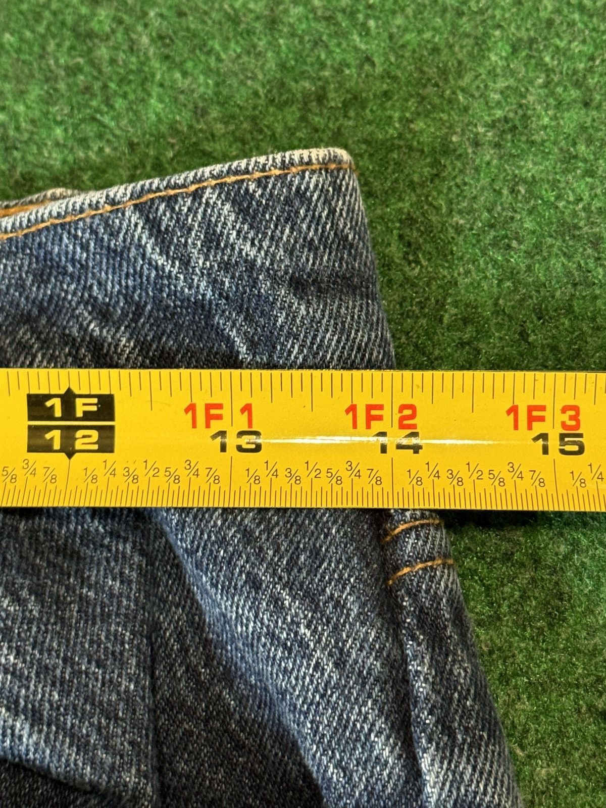 Levi's Vintage Clothing × Vintage Vtg 80s Levi’s Orange Tab Student Straight Leg 28x25 Jeans Size US 28 / EU 44 - 7 Thumbnail