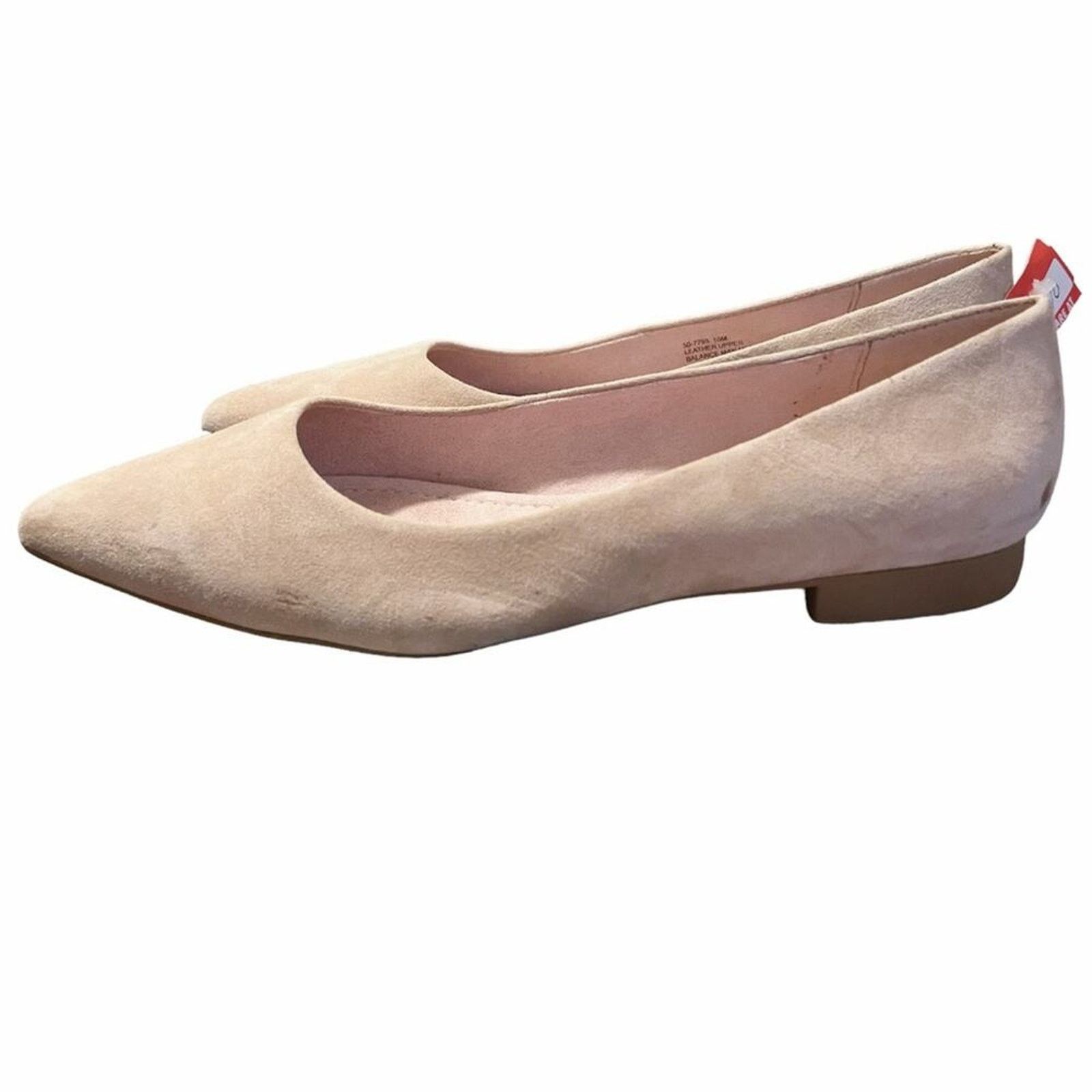 Bella Freud NWT Bella-Vita Nude Flats SZ 6WW Size US 6 / IT 36 - 1 Thumbnail