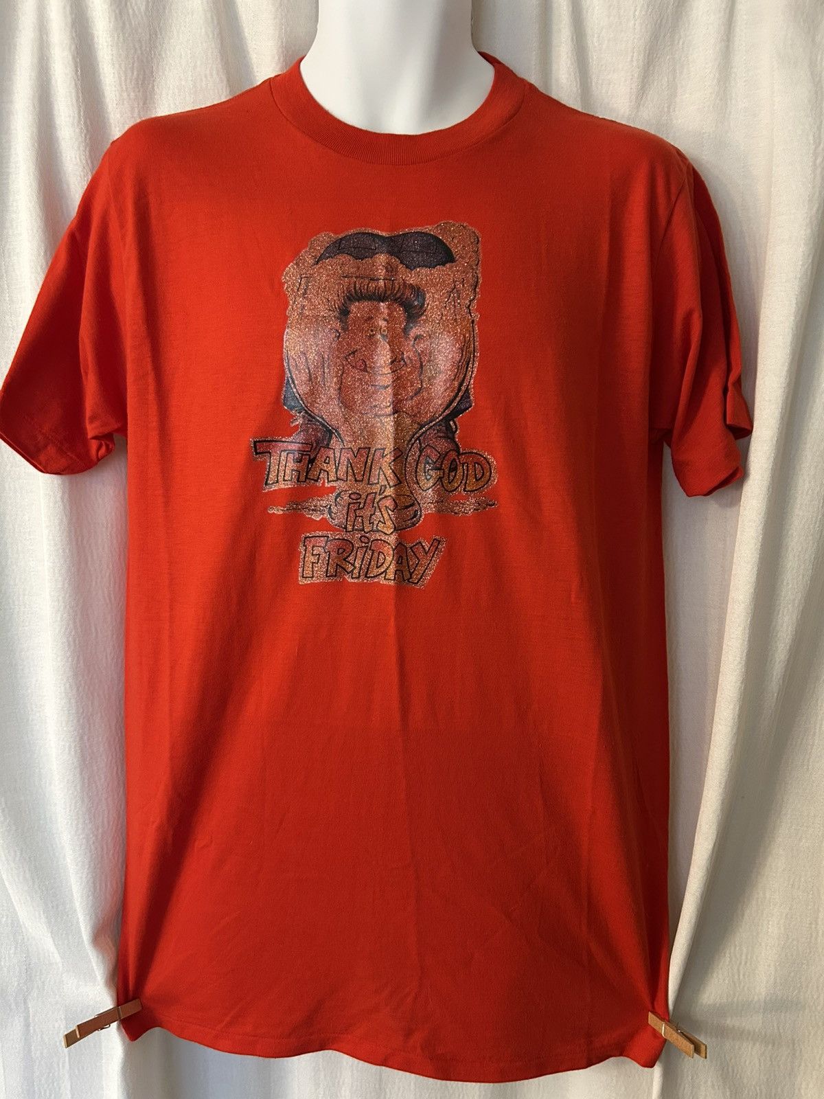 Other Thank God It's Friday tgif Beer Vtg 80’s? Red Tee ironOn XL Size US XL / EU 56 / 4 - 6 Thumbnail