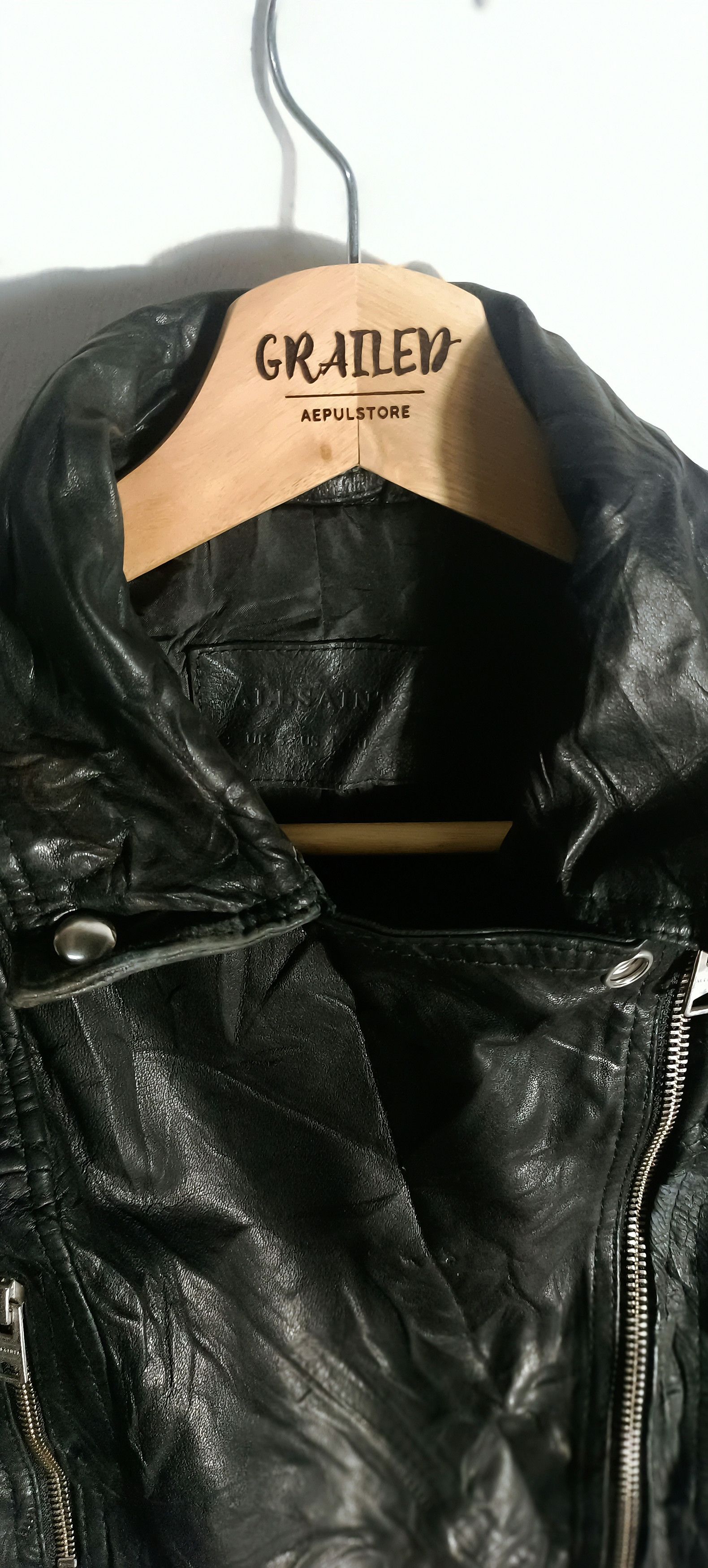 Allsaints 🔥Allsaints Cargo Leather Biker Multi Zipper Jacket Size US XS / EU 42 / 0 - 9 Thumbnail