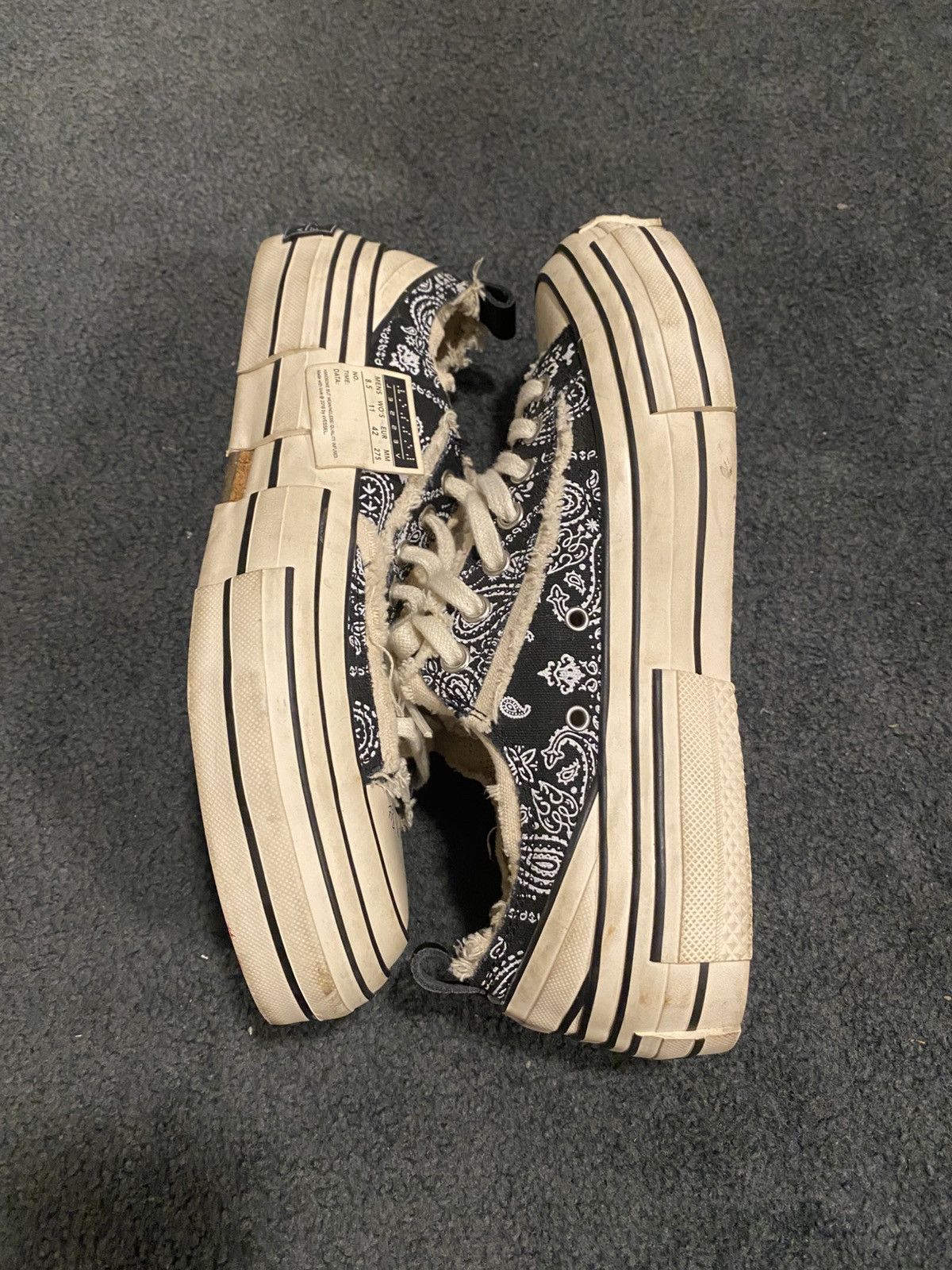 Designer × xVESSEL XVESSEL GOP PAISLEY PRINT SNEAKERS Size US 8.5 / EU 41-42 - 5 Thumbnail