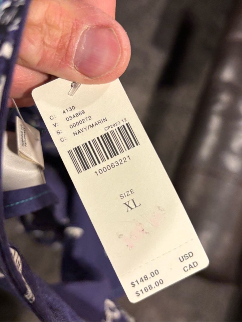 Anthropologie Anthropology Maeve Navy Button-Up midi Dress with Key Print Size XL / US 12-14 / IT 48-50 - 8 Thumbnail