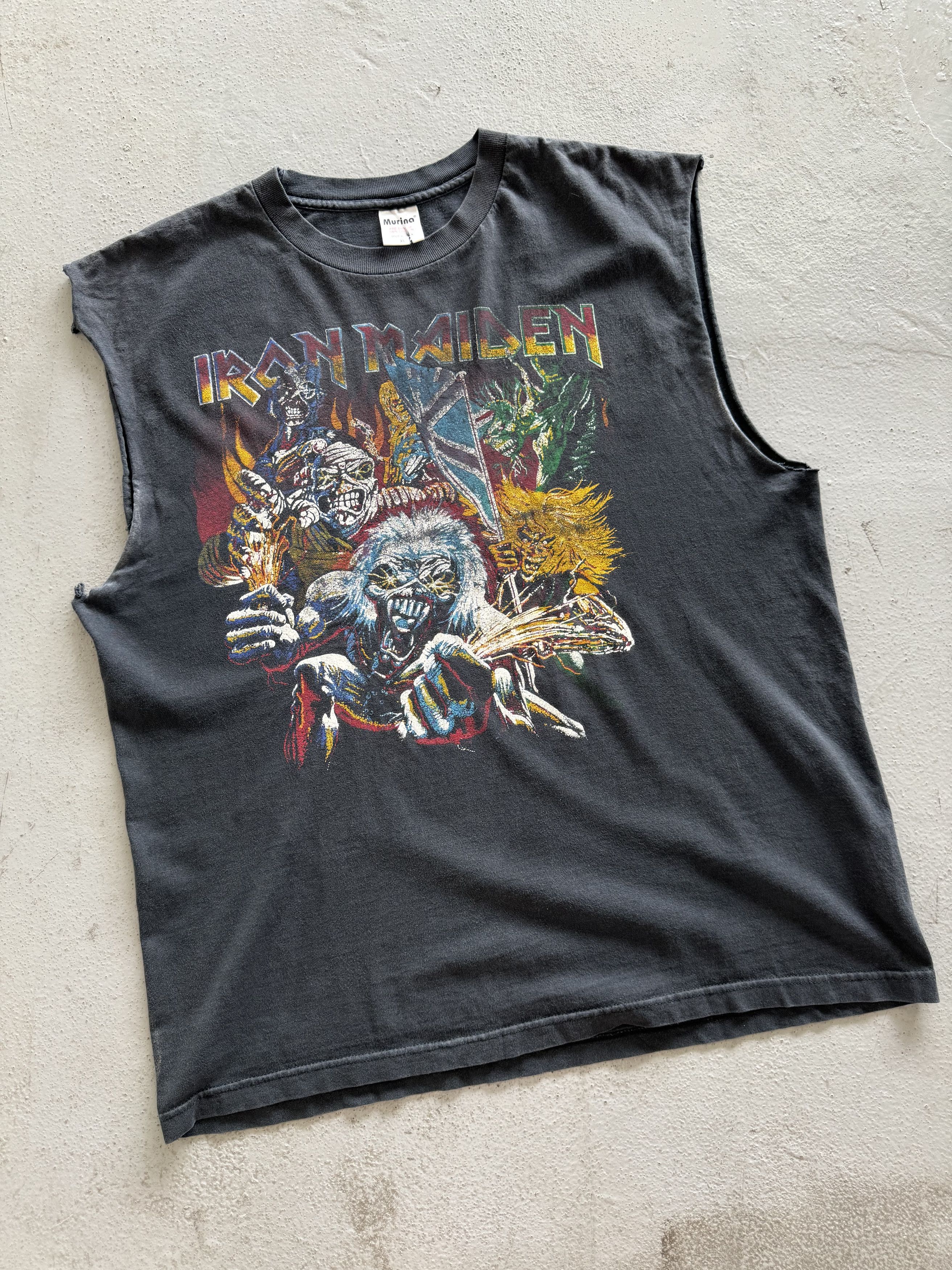 Band Tees Vintage Iron Maiden Band Tee Size US XL / EU 56 / 4 - 2 Thumbnail