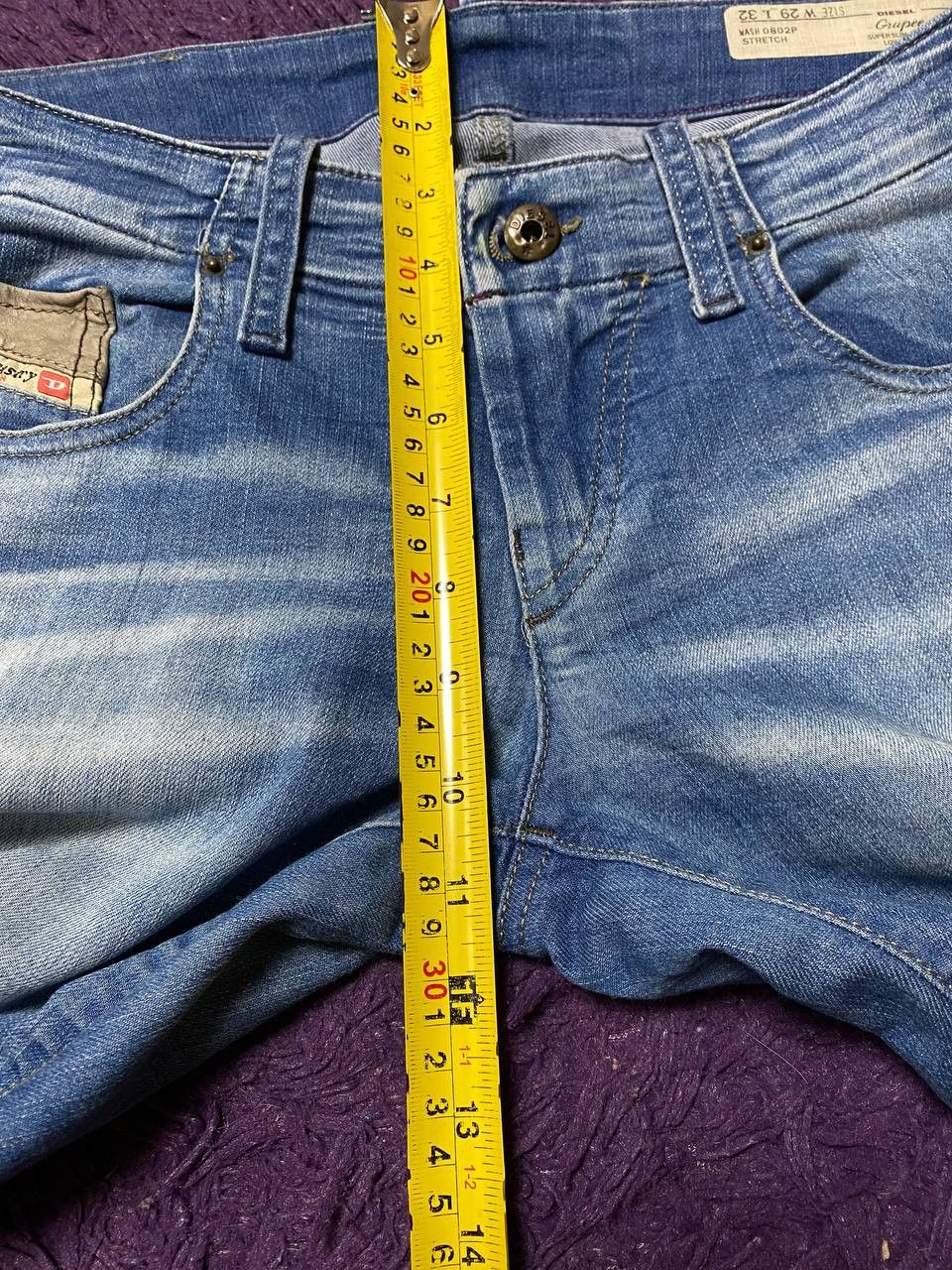 Diesel Diesel Super Slim Skinny Low Waist Denim Jeans Size 29 Size 29" - 8 Thumbnail