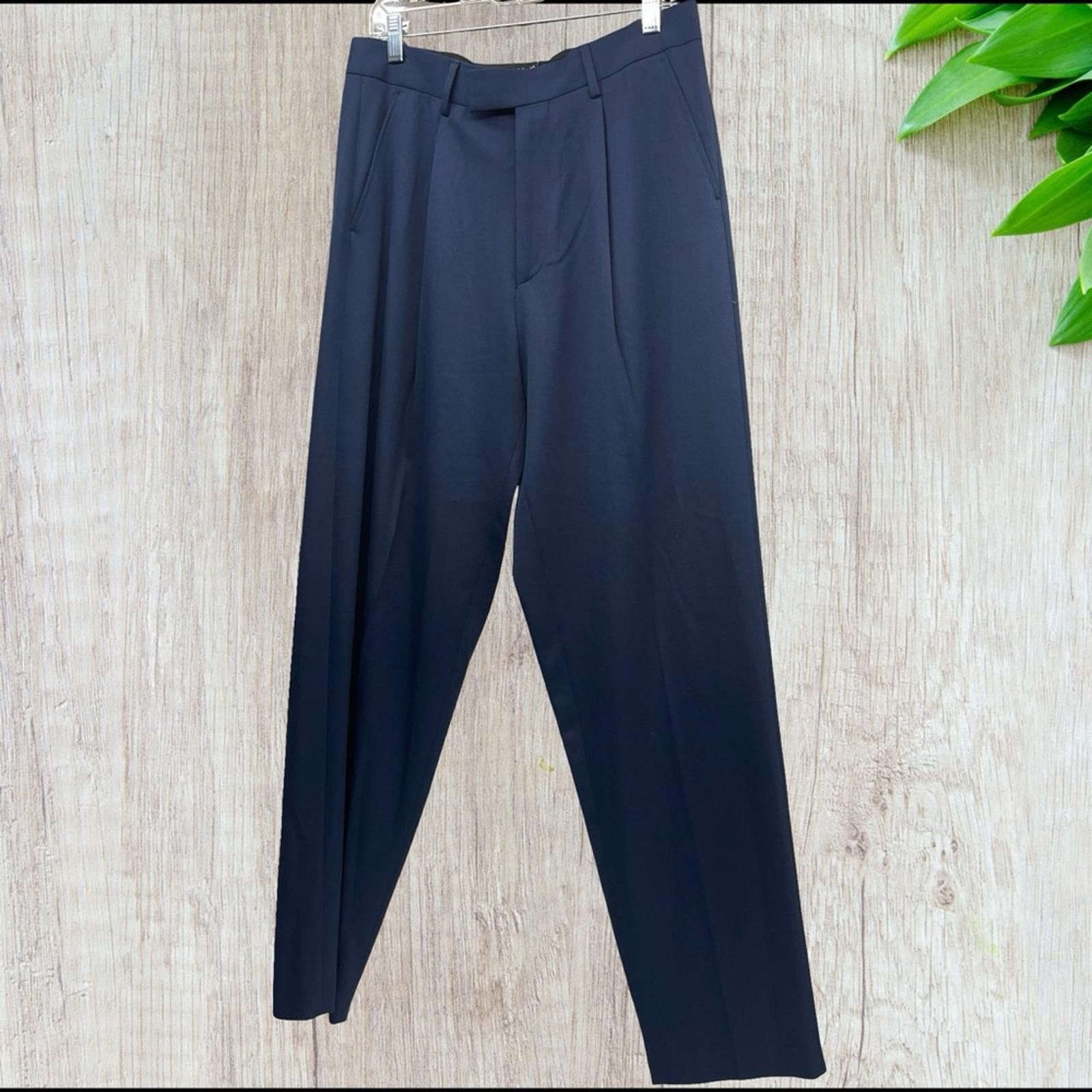 Asos ASOS Design Men's Navy Blue Dress Pants in size 32/34 Size 42R - 1 Thumbnail