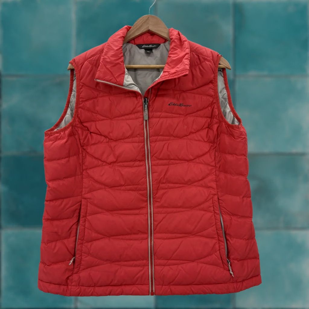 Eddie Bauer Eddie Bauer Vest Womens XL Red Down Puffer Quilted Full Zip Lightweight Warm Vest Women XL Red Down Puffer Quilted Full Zip Lightweight Warm Size XL / US 12-14 / IT 48-50 - 1 Thumbnail