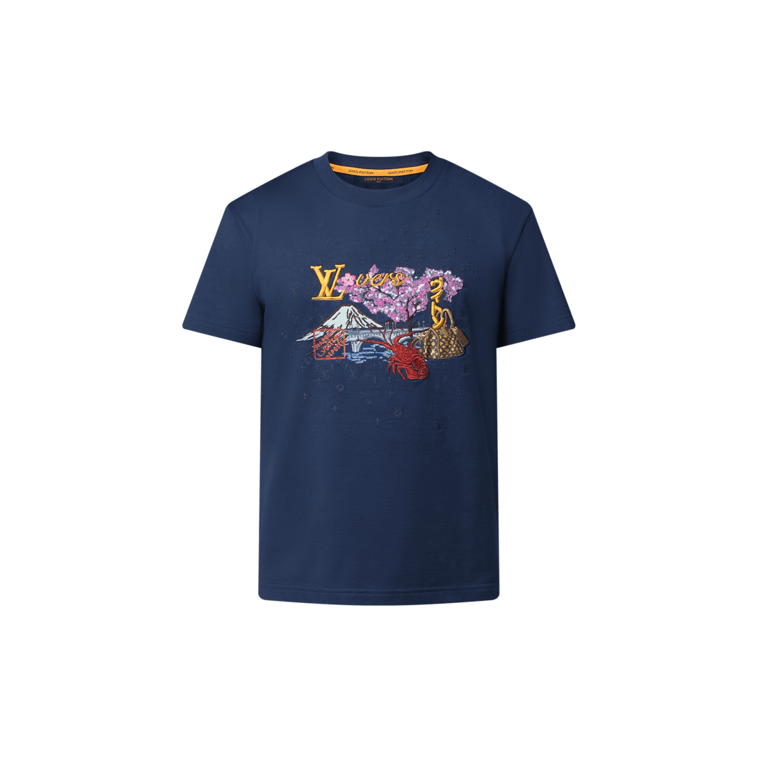 Louis Vuitton Embroidered T-Shirt Size US XXL / EU 58 / 5 - 1 Thumbnail