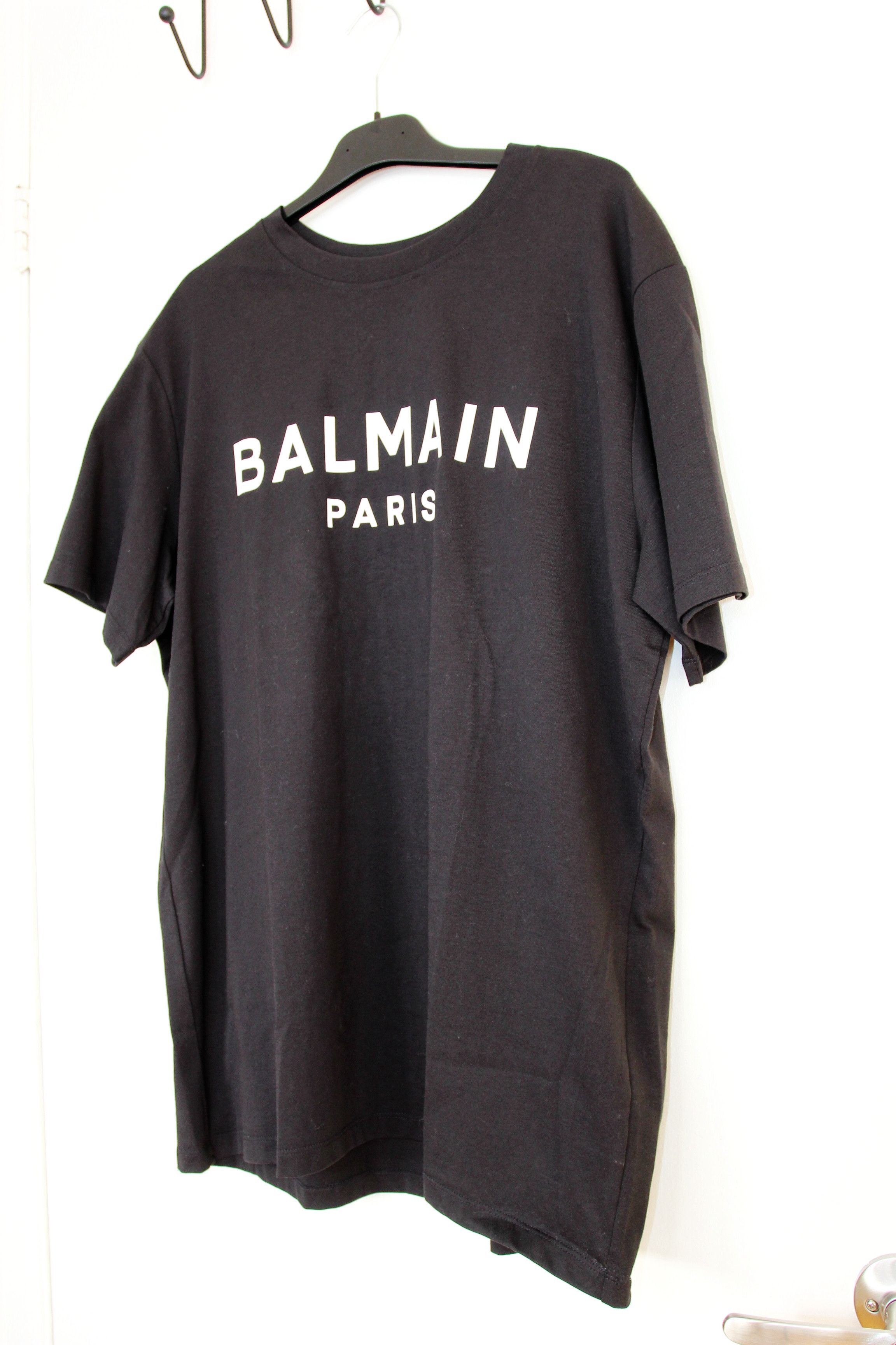 Balmain BNWT AW25 BALMAIN BIG LOGO BLACK TSHIRT M Size US M / EU 48-50 / 2 - 5 Thumbnail