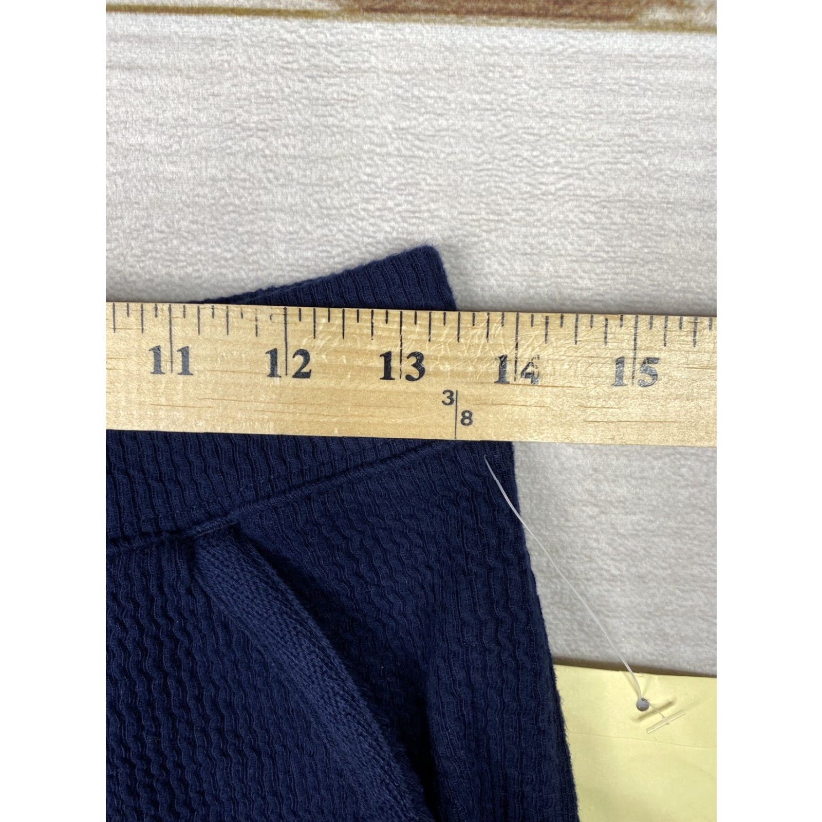 Coldwater Creek Coldwater Creek Pants Womens PS Petite NWT Blue Textured Heavy Cropped Pull On Elastic Waist Size 28" / US 6 / IT 42 - 7 Thumbnail
