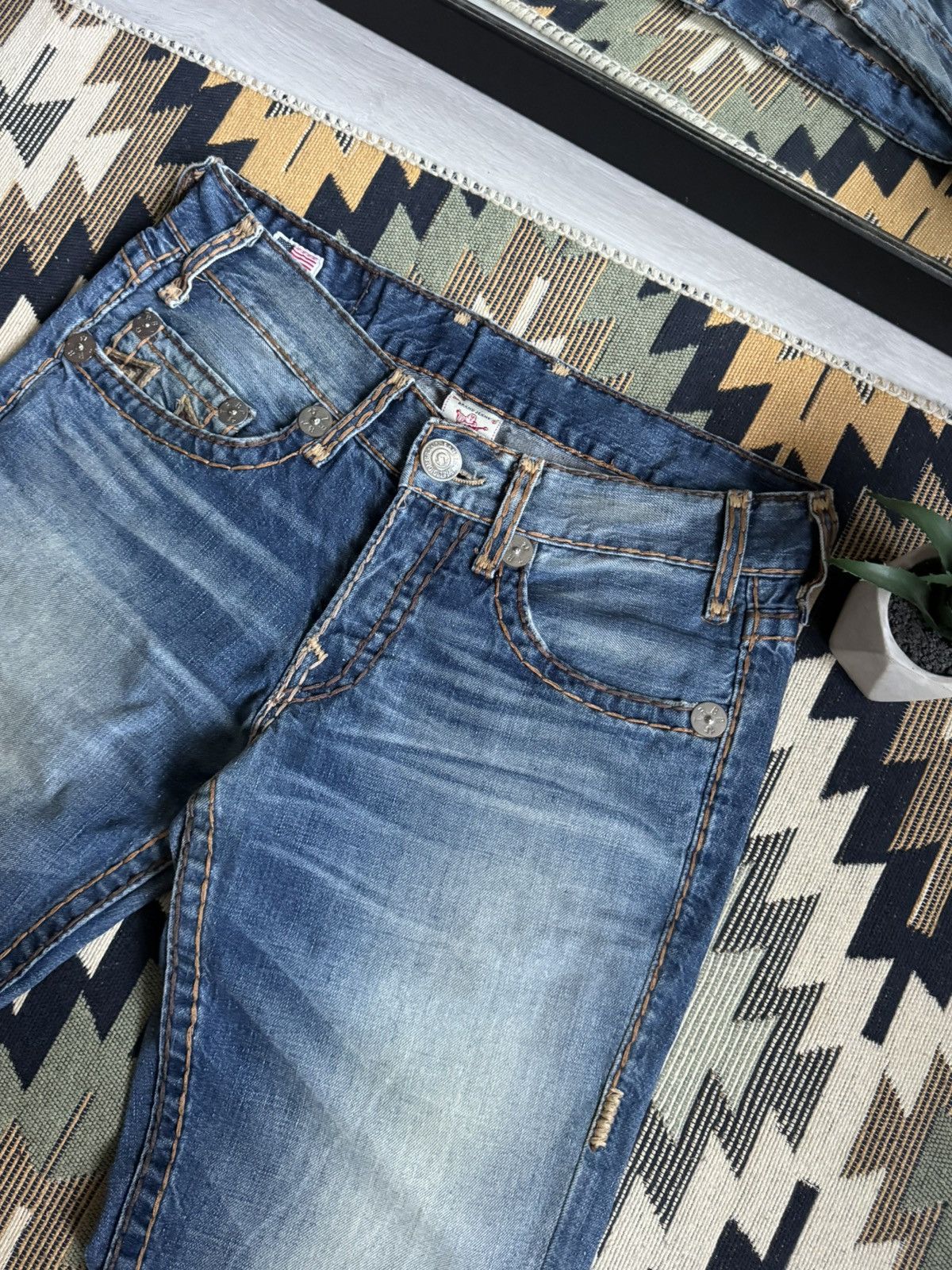 True Religion Vintage True Religion USA Hype Baggy Denim Jeans Size US 32 / EU 48 - 12 Thumbnail