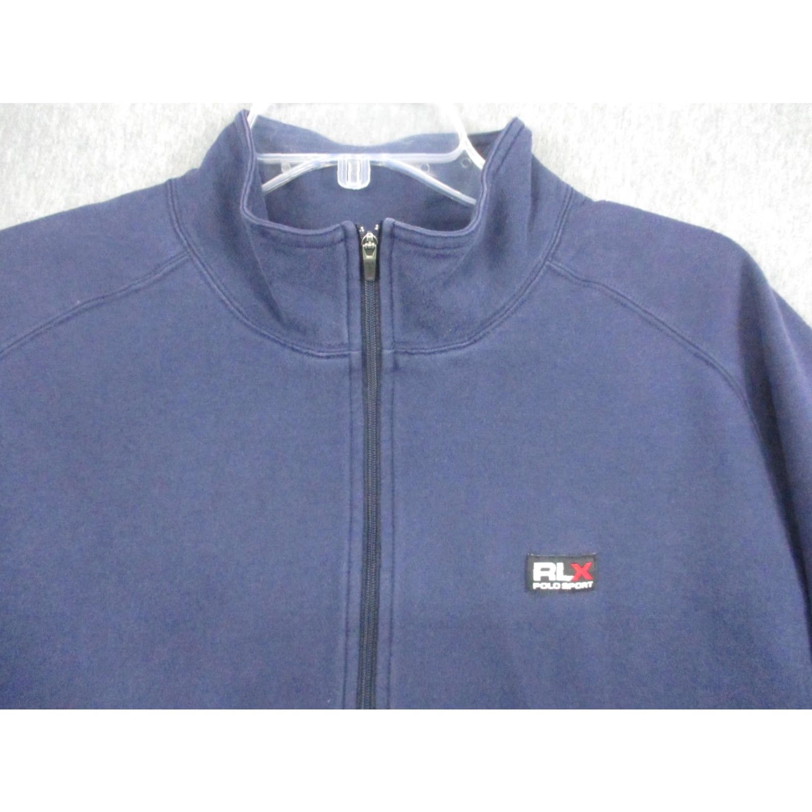 Polo Ralph Lauren Vintage RLX Polo Sport Sweater Mens XL Blue Fleece Quarter Zip Pullover 90s Size US XL / EU 56 / 4 - 2 Thumbnail
