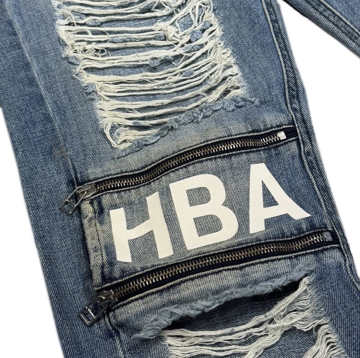 Hood By Air Hood By Zipper Distressed Denim Size US 30 / EU 46 - 8 Thumbnail