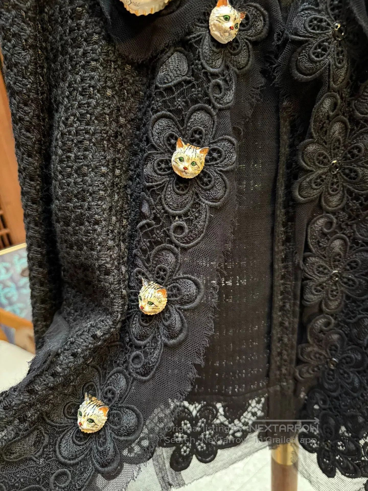 Dolce & Gabbana Dolce & Gabbana Lace Knit Jacket. Size S / US 4 / IT 40 - 2 Thumbnail