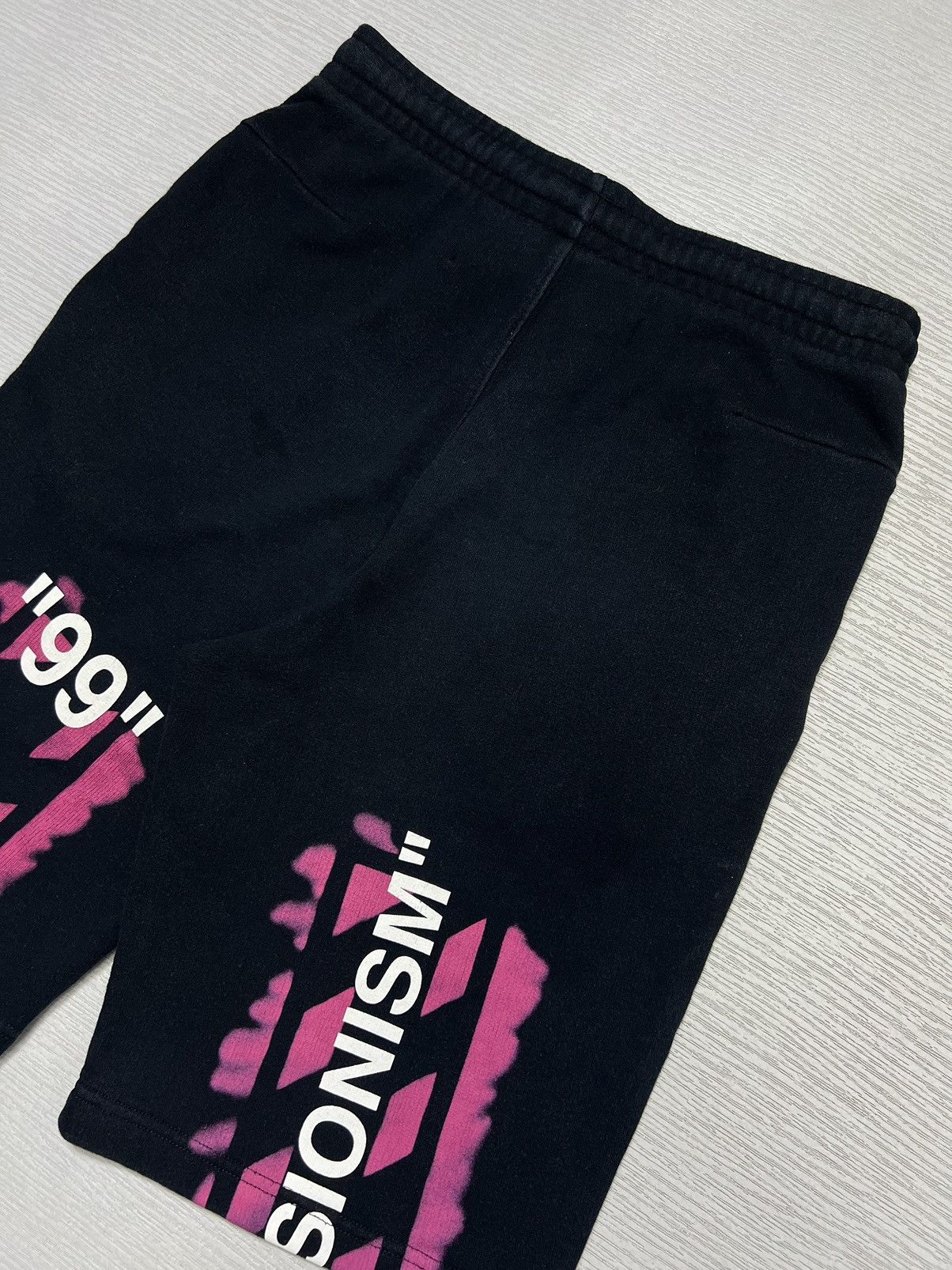 Off-White Off-White - Black Diag Stencil Shorts Size US 28 / EU 44 - 7 Thumbnail
