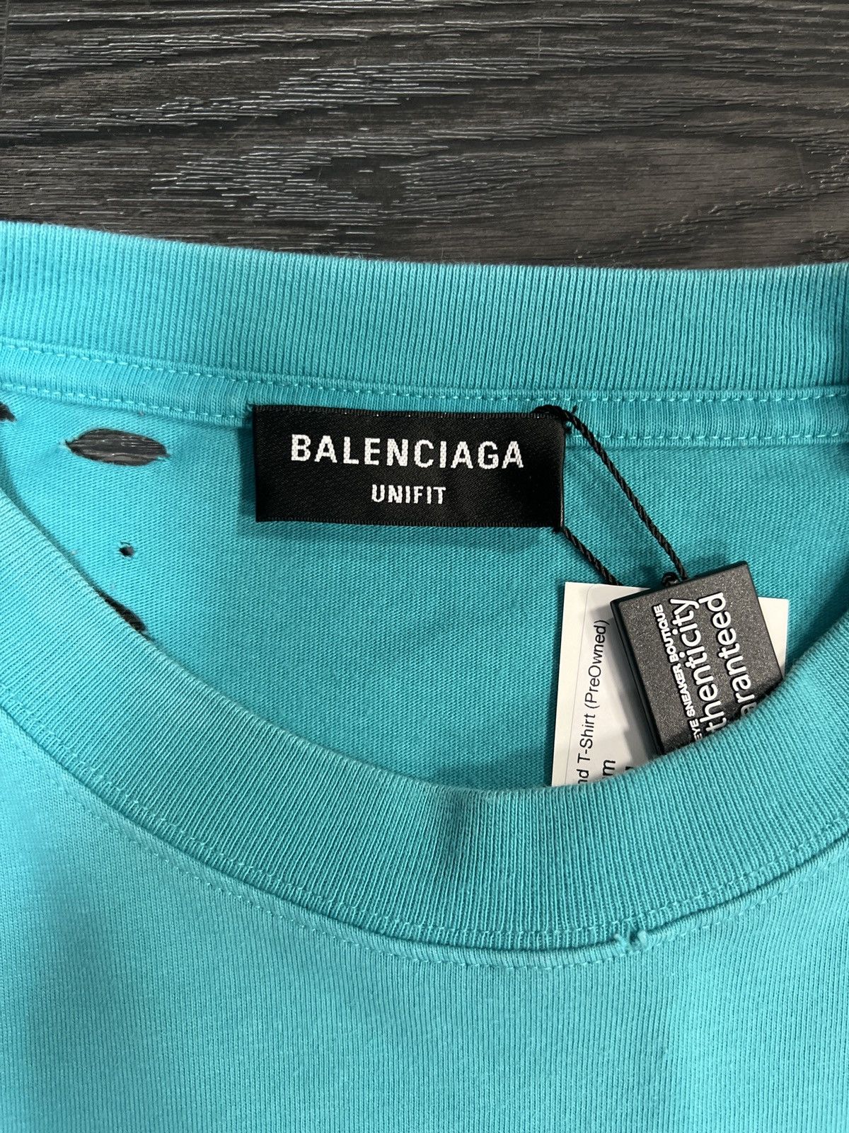 Balenciaga Balenciaga Caps Destroyed Flatground T-Shirt (PreOwned) Size US M / EU 48-50 / 2 - 3 Thumbnail