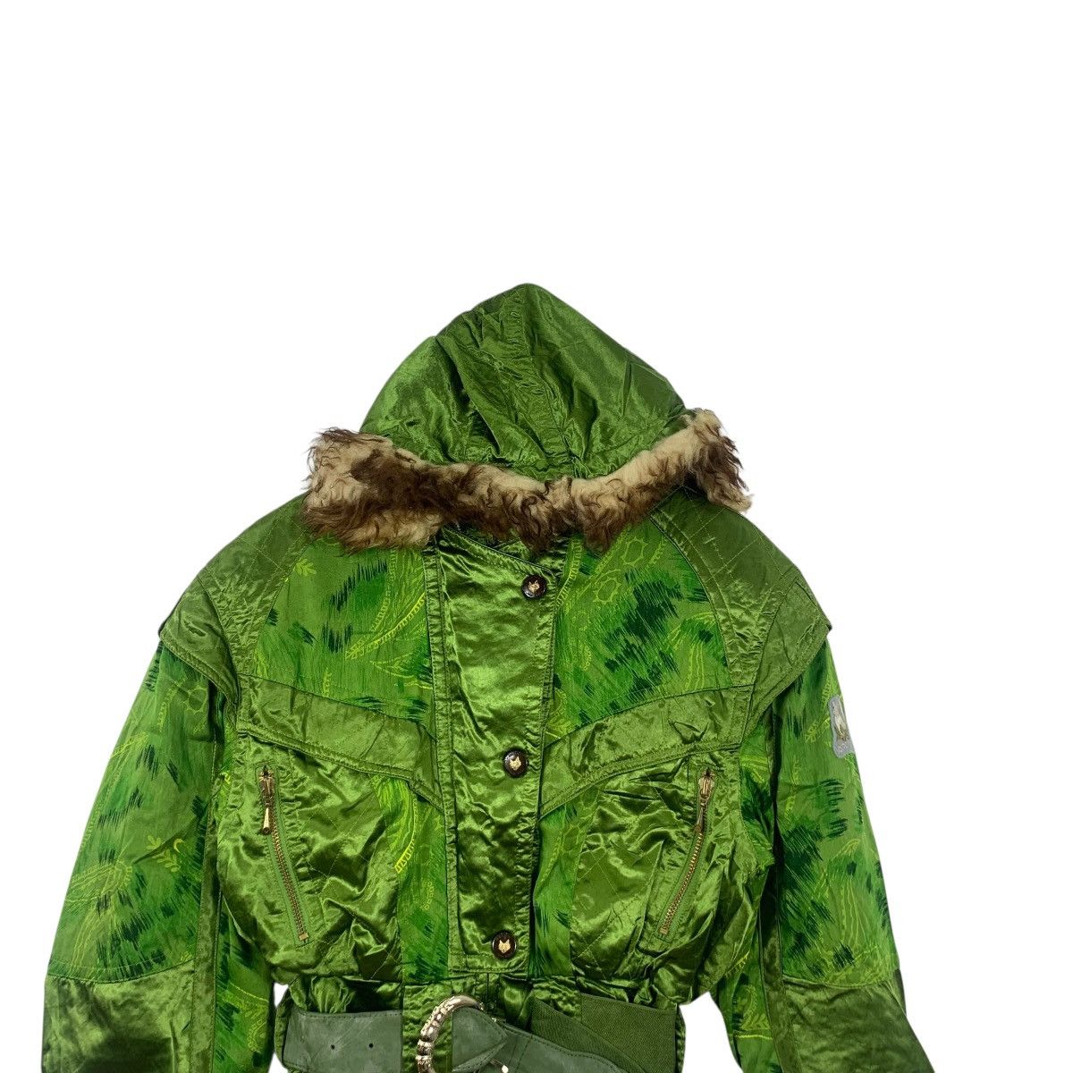 Goldwin Vintage GOLDWIN VOLPE NEVE Ski Winter Jacket Heavy Coat Size L / US 10 / IT 46 - 2 Thumbnail