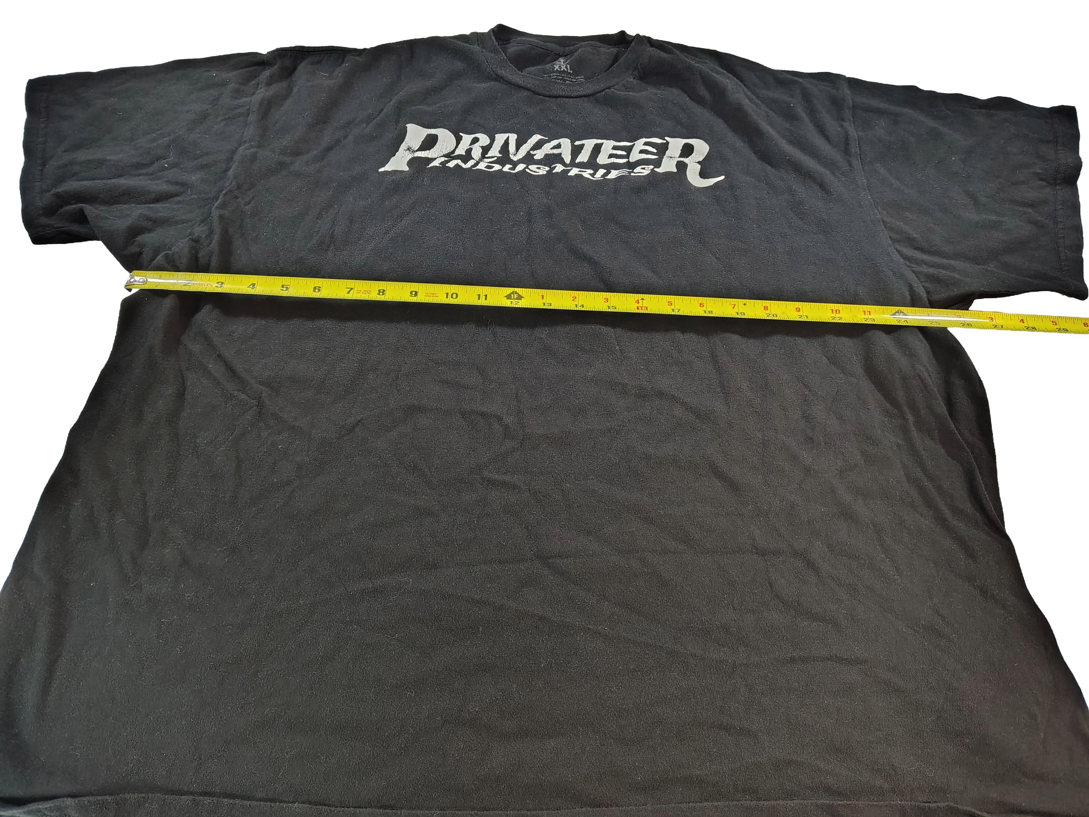 Other Men's Black XXL "Privateer Industries" Graphic Logo T-Shirt Size US XXL / EU 58 / 5 - 1 Thumbnail