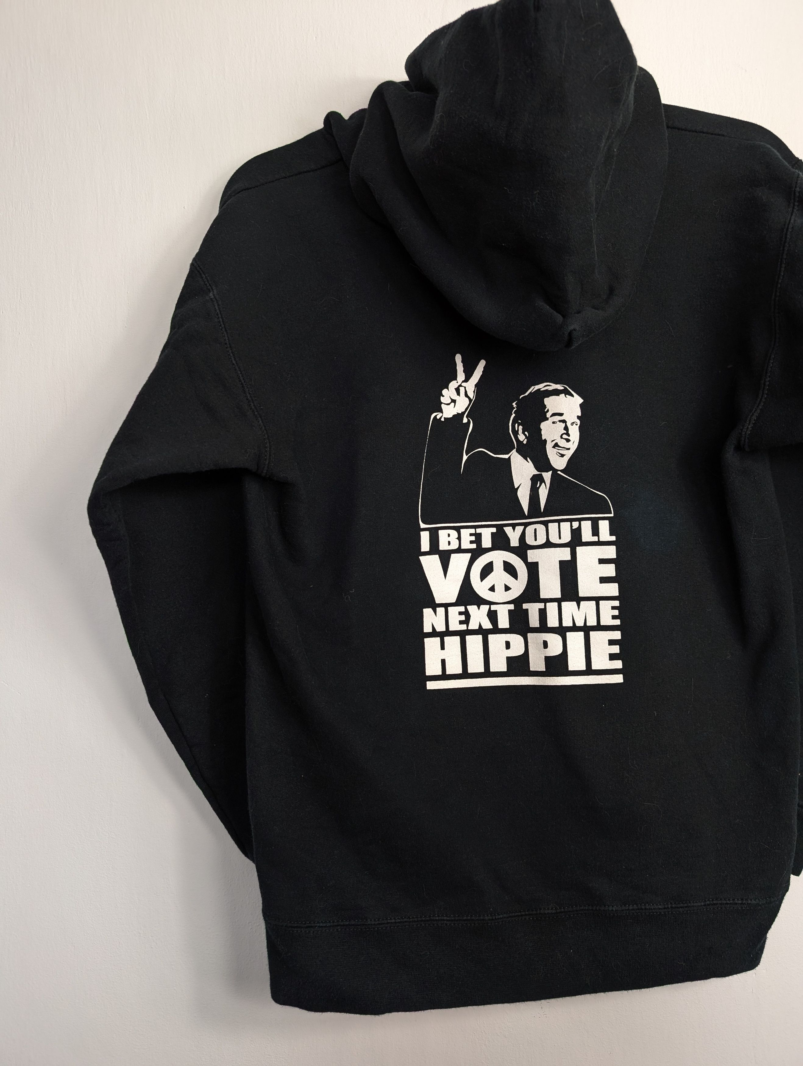 Vintage Y2K George W. Bush Hoodie Vintage Hanes Political Size US S / EU 44-46 / 1 - 2 Thumbnail