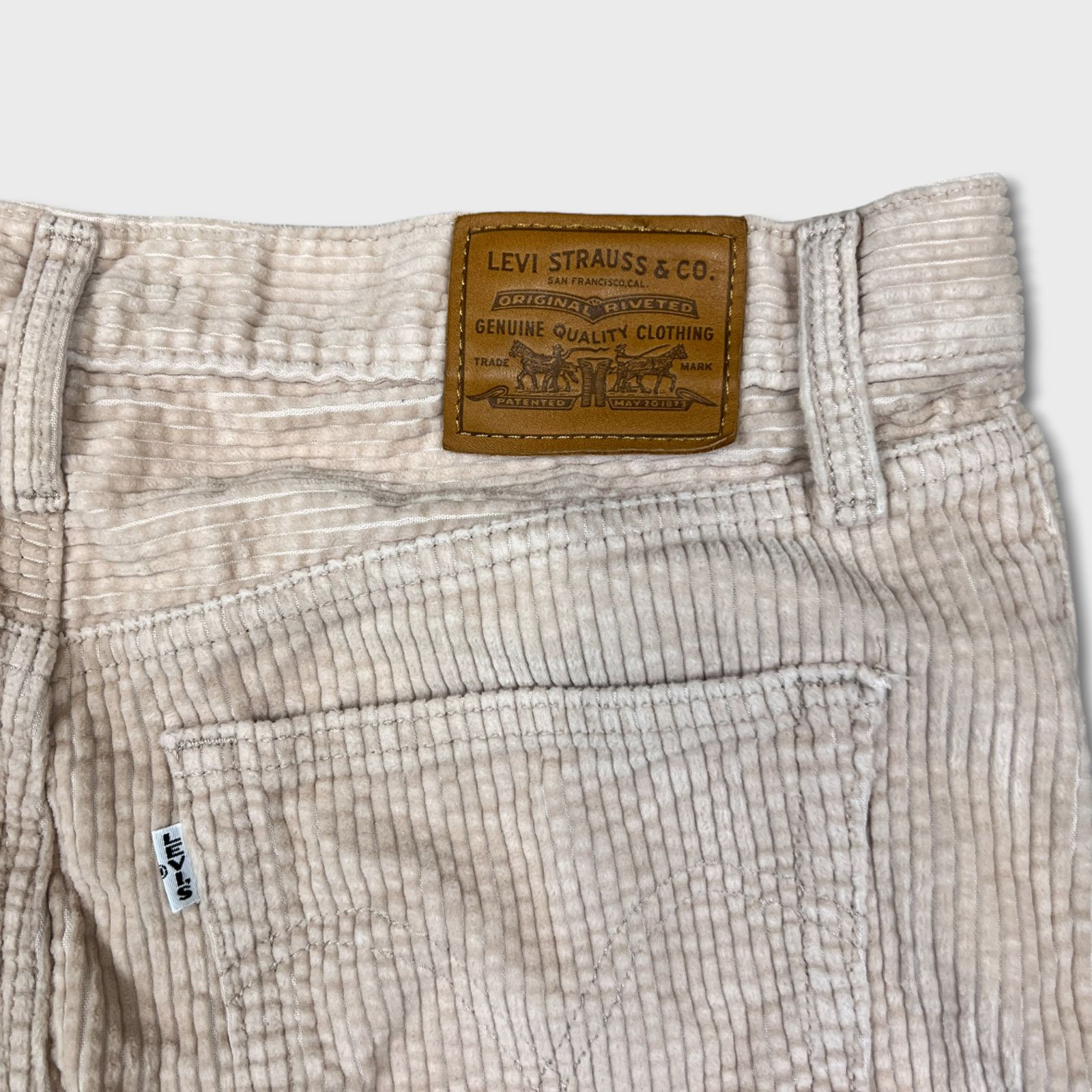 Levi's × Vintage Levi's Pants 32x26 Ribcage Straight Ankle Corduroy Casual Size US 32 / EU 48 - 6 Thumbnail