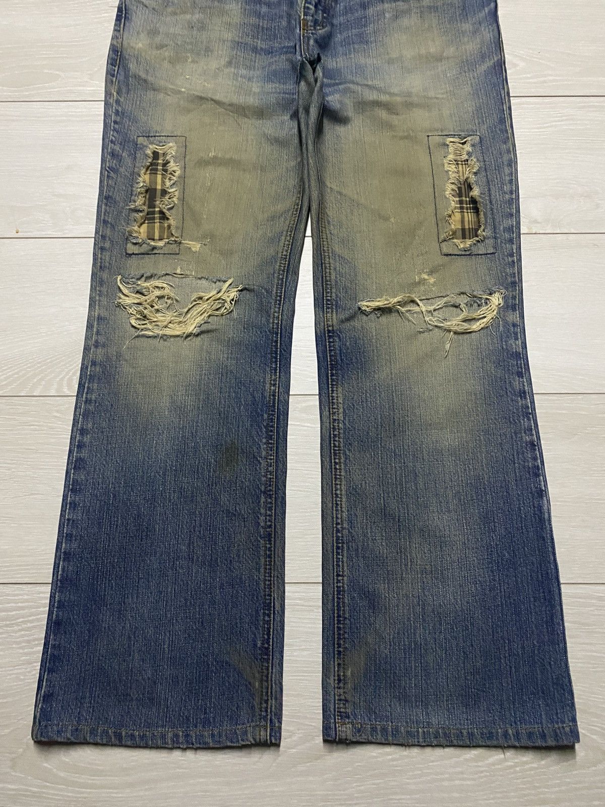 Japanese Brand Vintage Japanese Brand Beach Sound Distressed Baggy Jeans Size US 36 / EU 52 - 5 Thumbnail