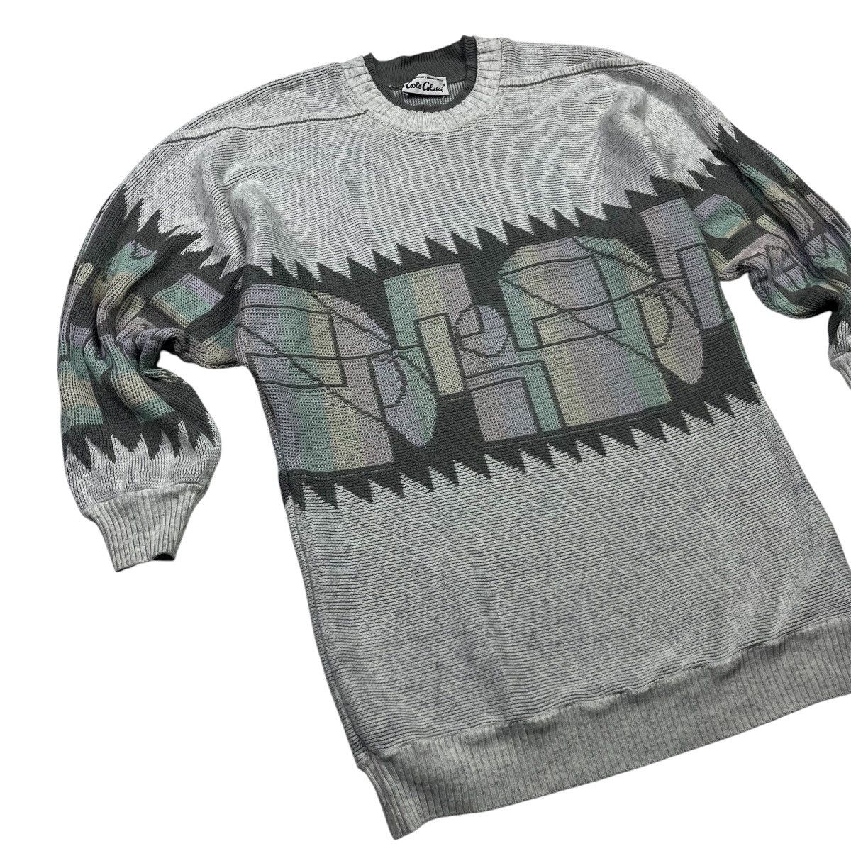 Carlo Colucci × Vintage Carlo Colucci Vintage Sweater Wool Cable Knitwear Size US XL / EU 56 / 4 - 2 Thumbnail