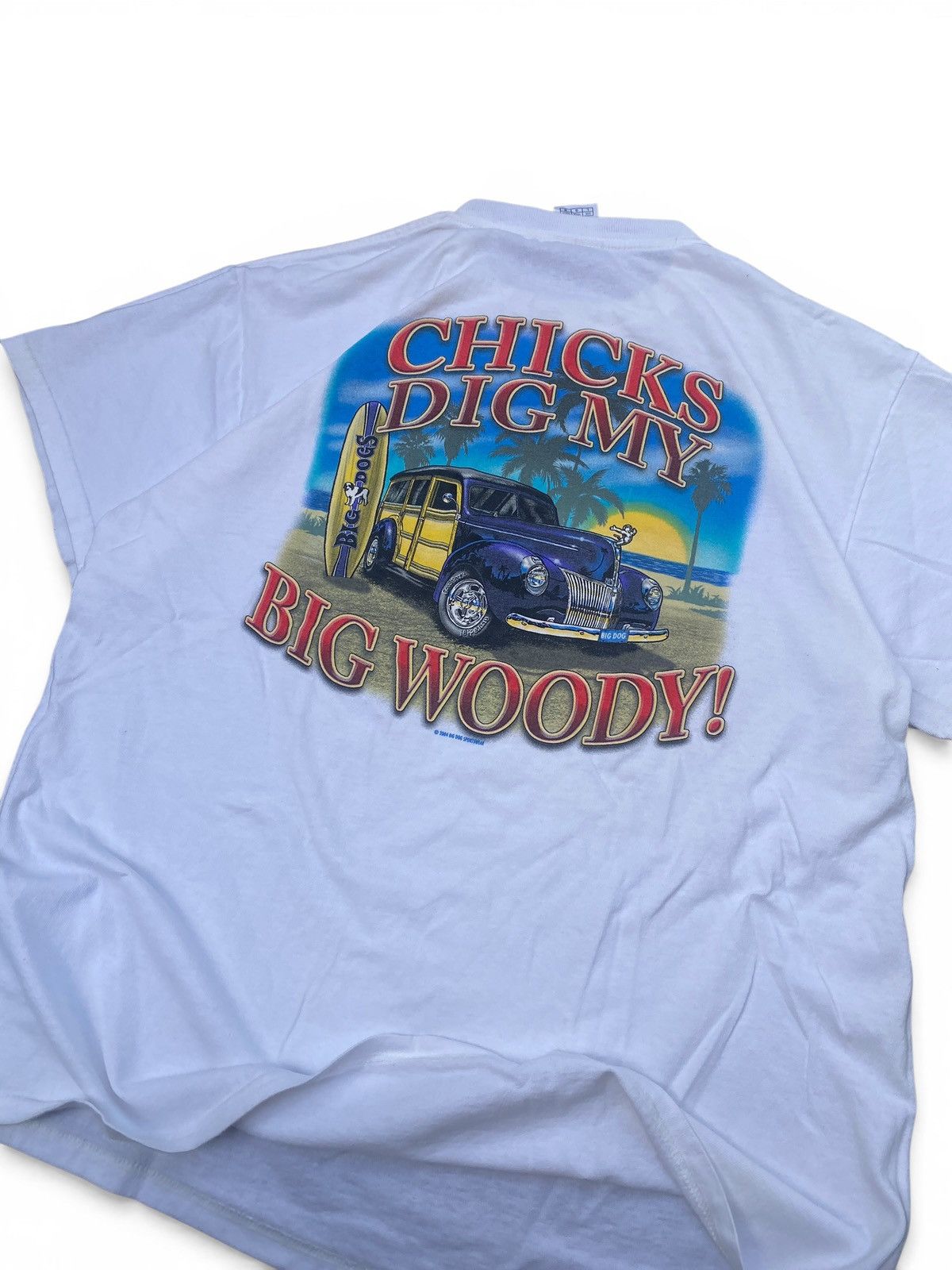 Big Dogs Big Dogs Woody Car Graphic Tee Vintage Style Surf Shirt Size US L / EU 52-54 / 3 - 5 Thumbnail
