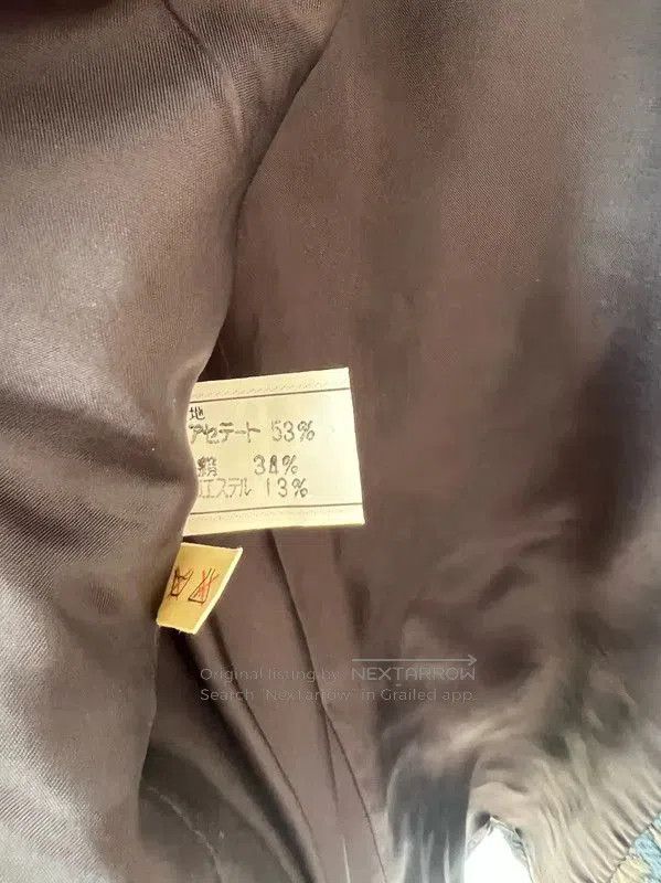 Dior Dior Women's Blue Coat with Unique Pattern . Size M / US 6-8 / IT 42-44 - 7 Thumbnail