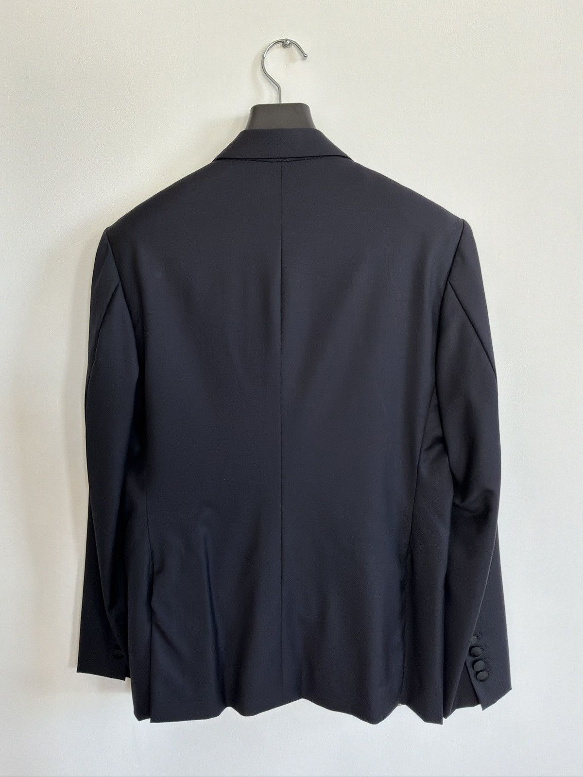 Brooklyn Tailors Brooklyn Tailors Navy Italian Wool and Silk Tuxedo Size 40 Size 40R - 3 Thumbnail