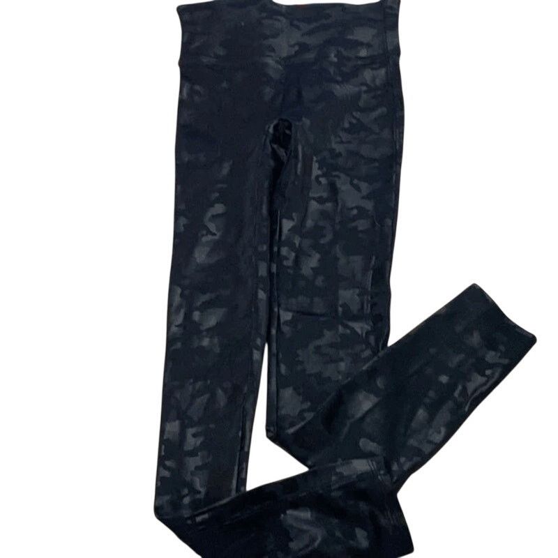 Spanx SPANXshape Faux Leather Camo Leggings Black Sz L Large NWOT Size 32" / US 10 / IT 46 - 5 Thumbnail