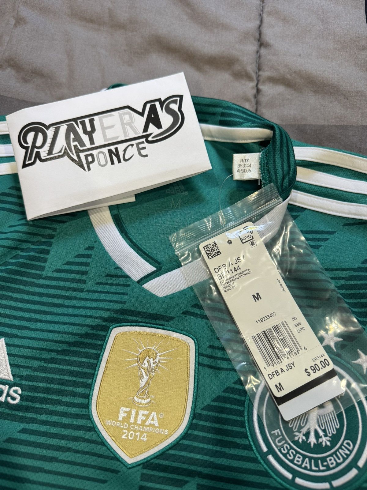 Adidas 2018 Germany world cup away jersey