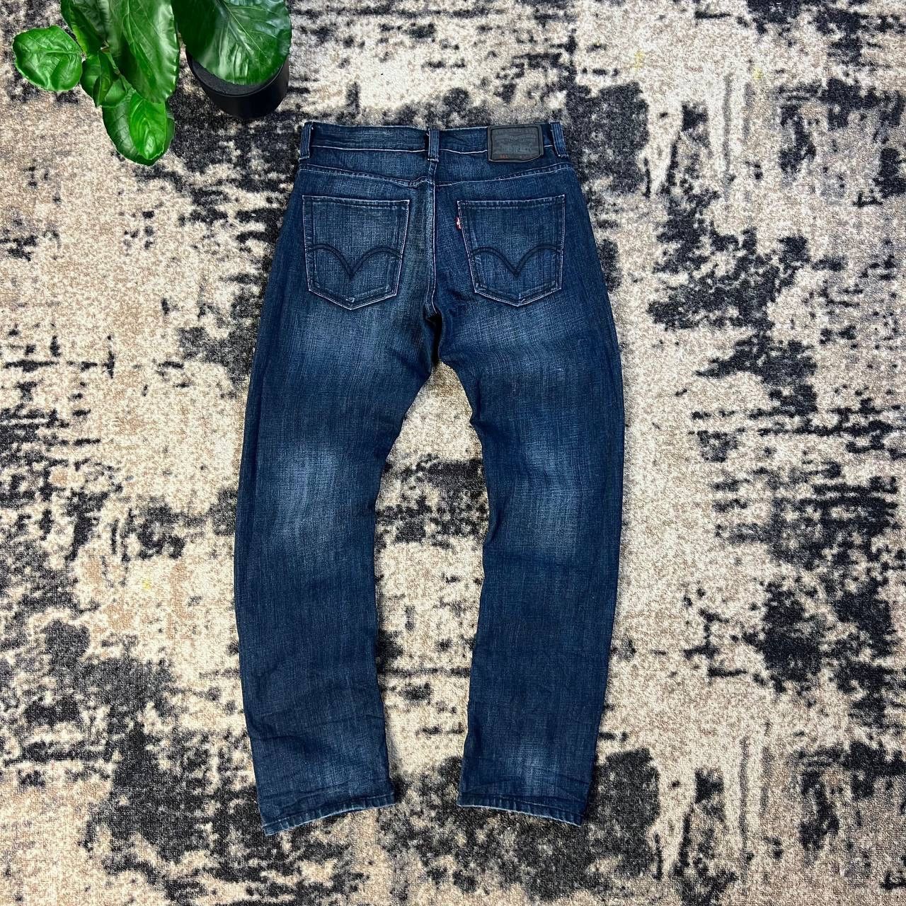Levi's 511 Levis Dark Blue Denim Jeans Vintage Y2K Style Size US 32 / EU 48 - 1 Thumbnail